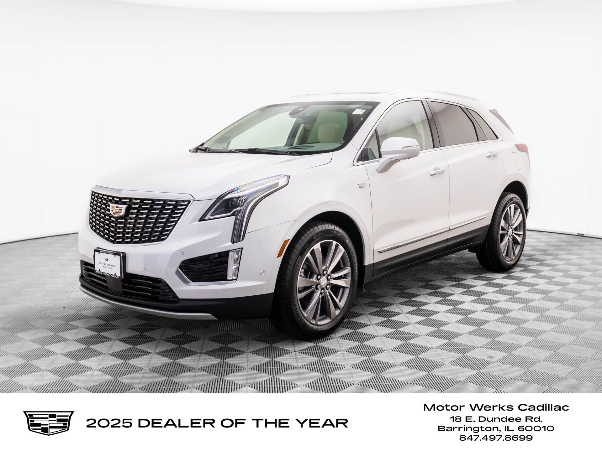Crystal White Tricoat 2026 Cadillac XT5 Premium Luxury AWD SUV / Crossover Four-Wheel Drive 9-Speed Automatic