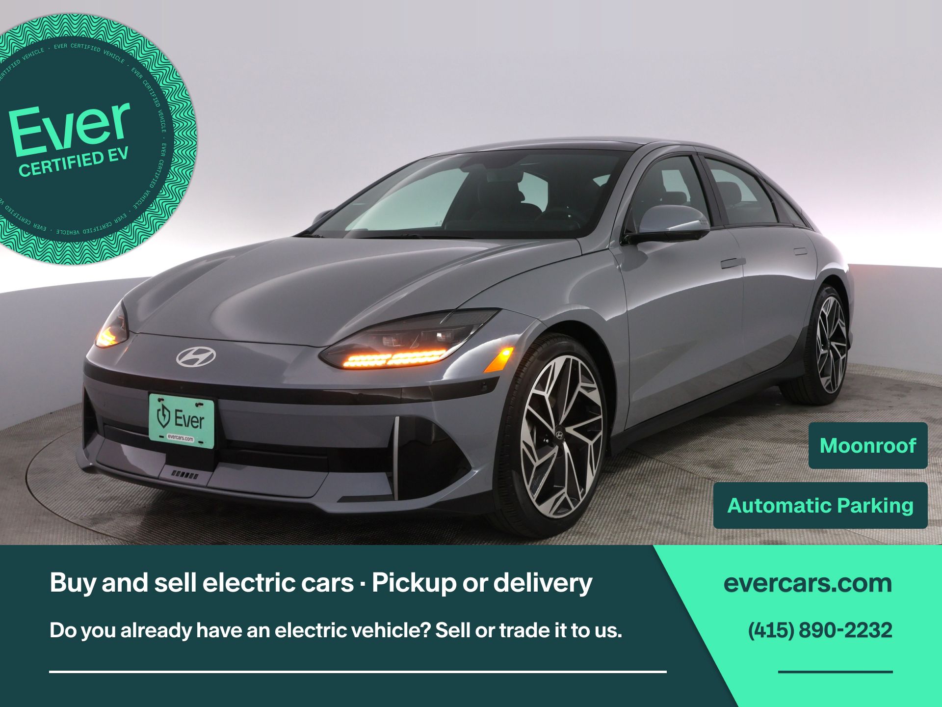 Blue 2024 Hyundai Ioniq 6 Limited RWD Sedan Rear-Wheel Drive 1-Speed Automatic