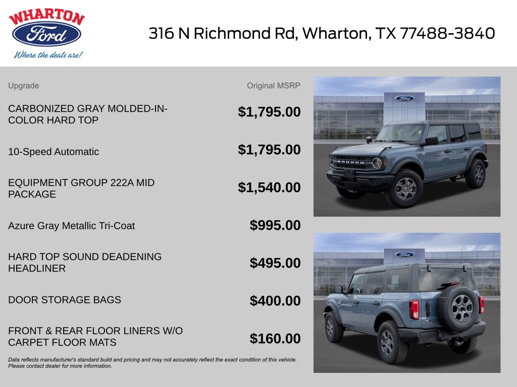 2025 Ford Bronco Big Bend - 1