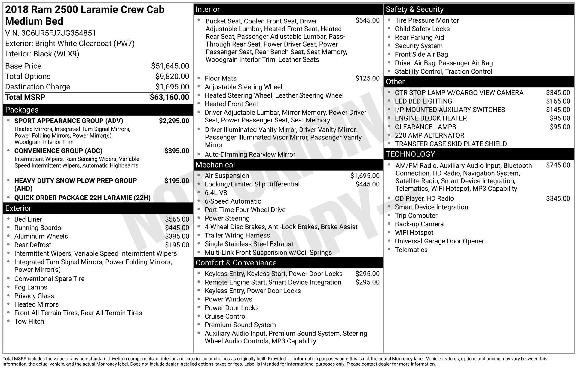 2018 RAM 2500 - Image 3
