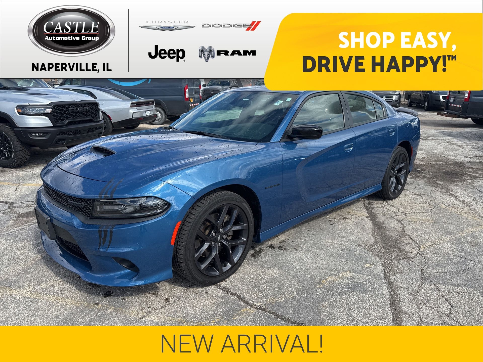 Blue (Frostbite) 2021 Dodge Charger R/T RWD Sedan Rear-Wheel Drive 8-Speed Automatic
