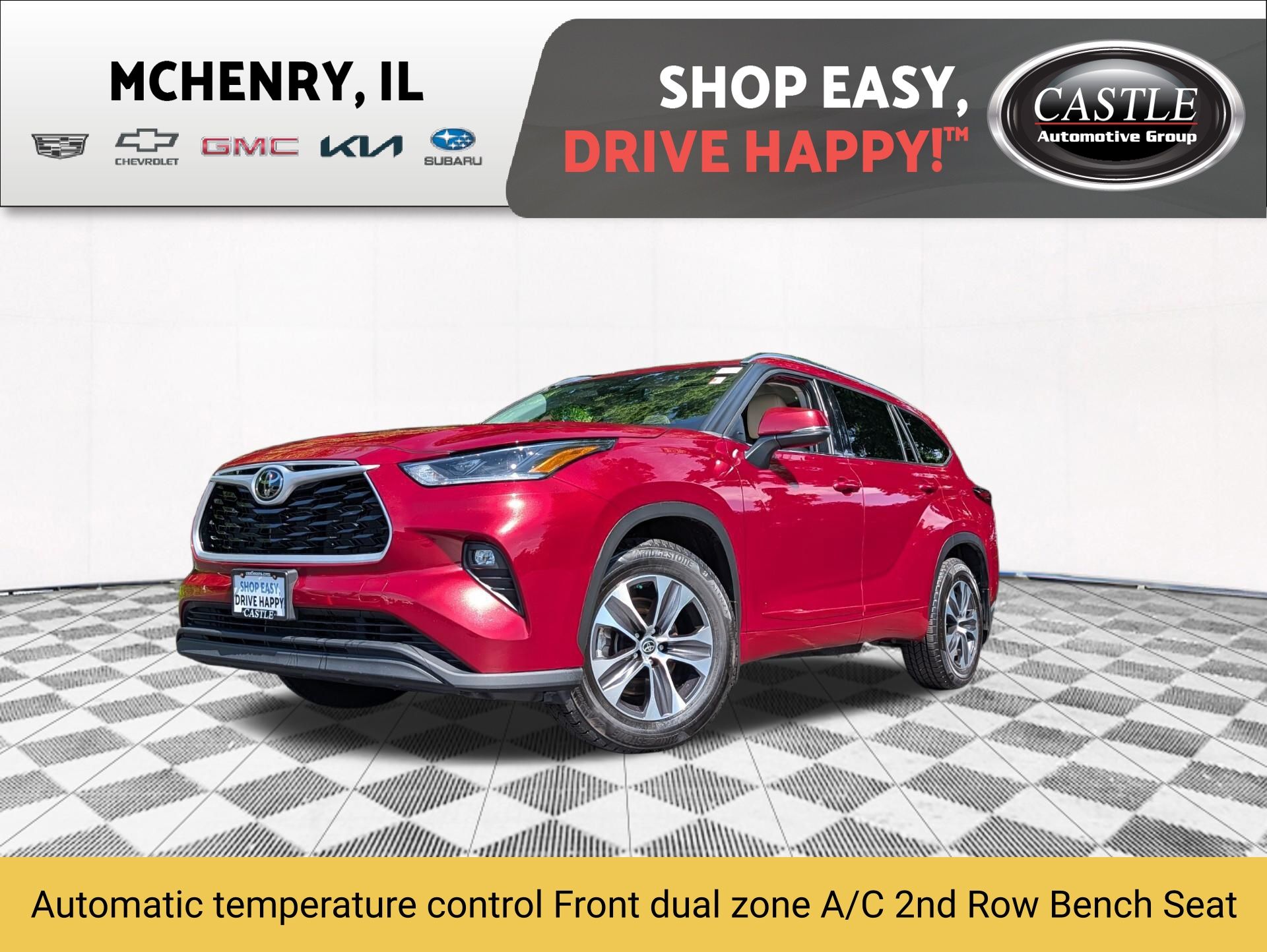 Red (Ruby Flare Pearl) 2021 Toyota Highlander SUV / Crossover All-Wheel Drive 8-Speed Automatic