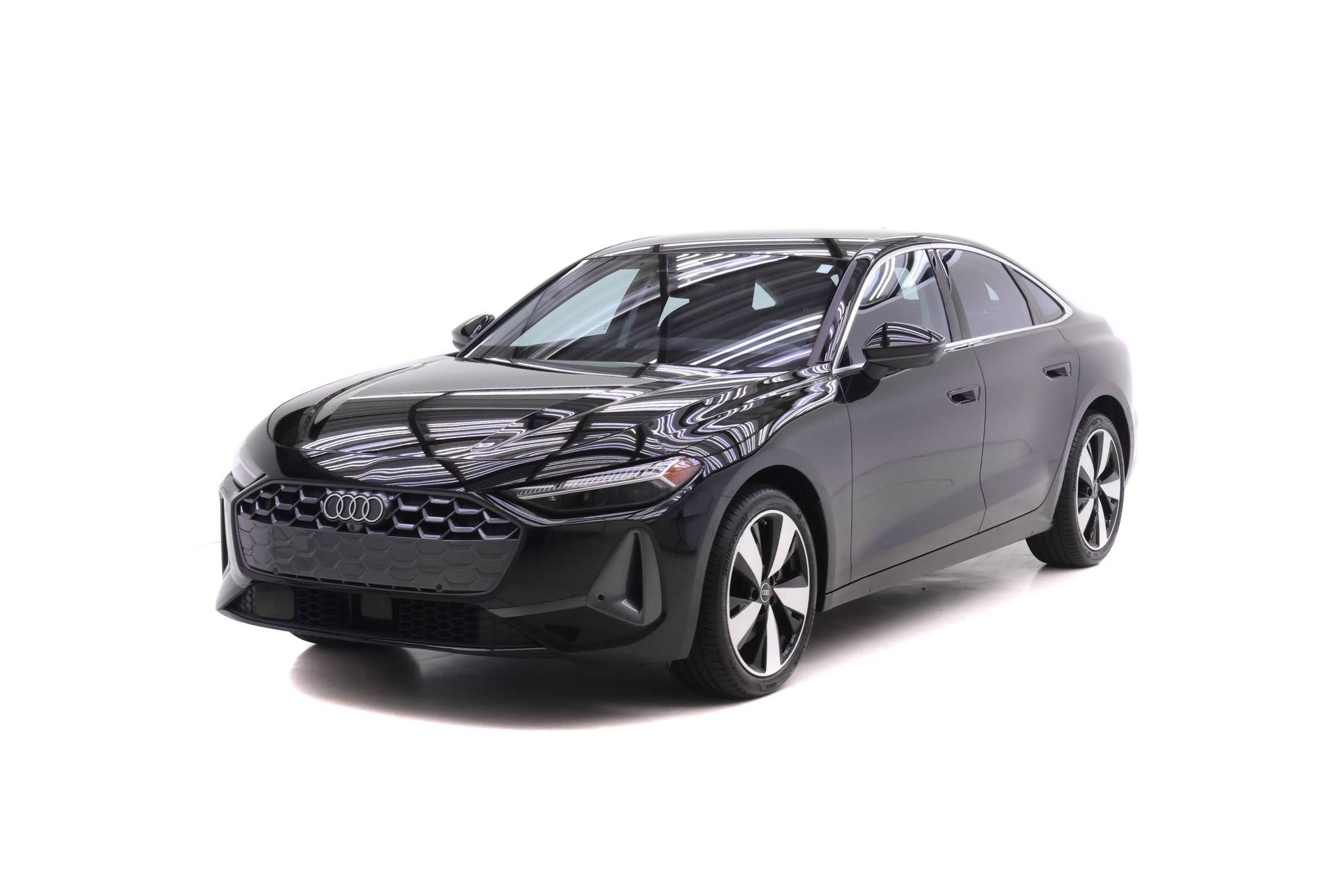 Mythos Black Metallic 2025 Audi A5 quattro Premium Plus Sedan Sedan All-Wheel Drive 7-Speed Automatic