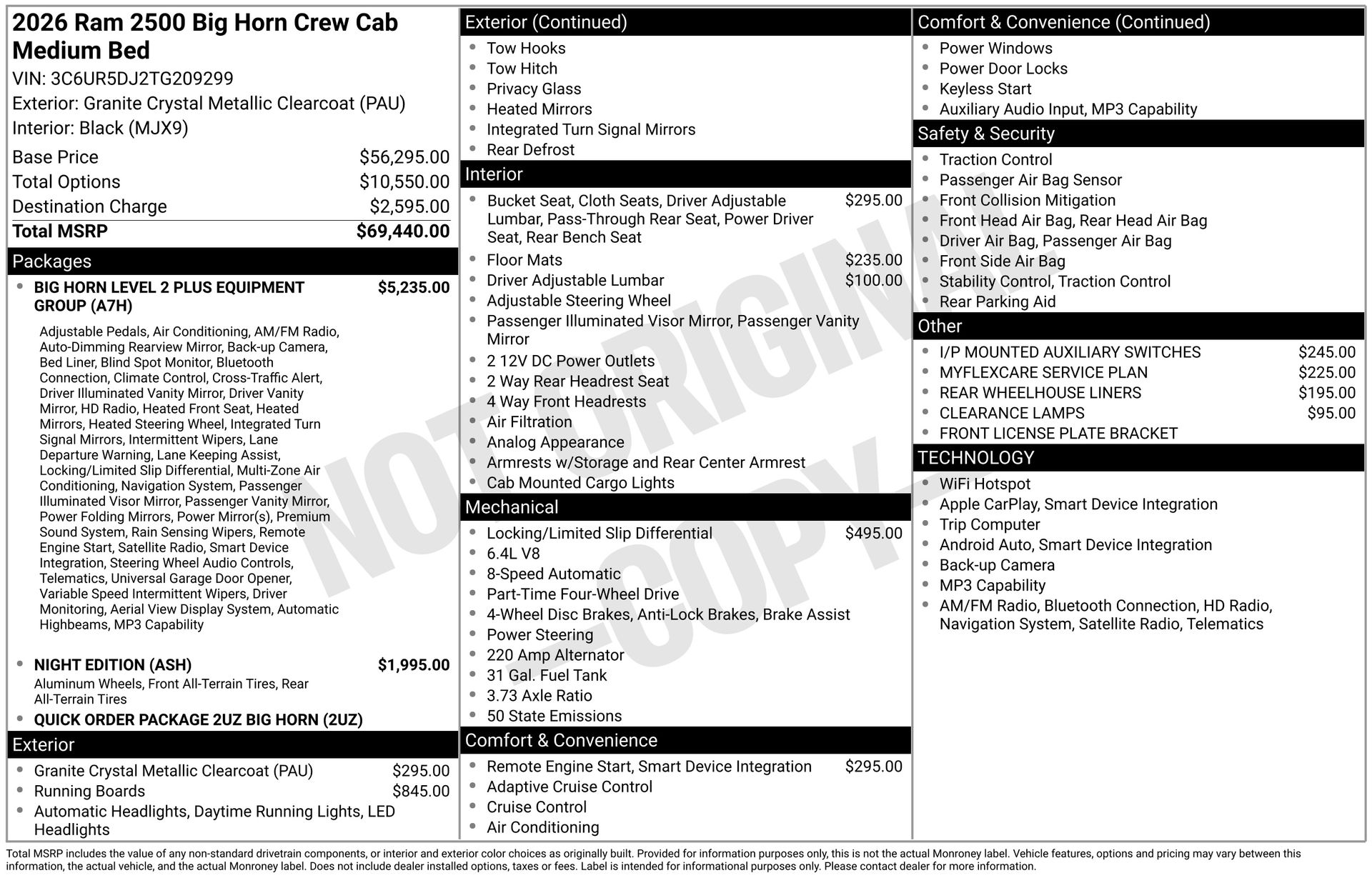 2026 RAM 2500 - Image 3