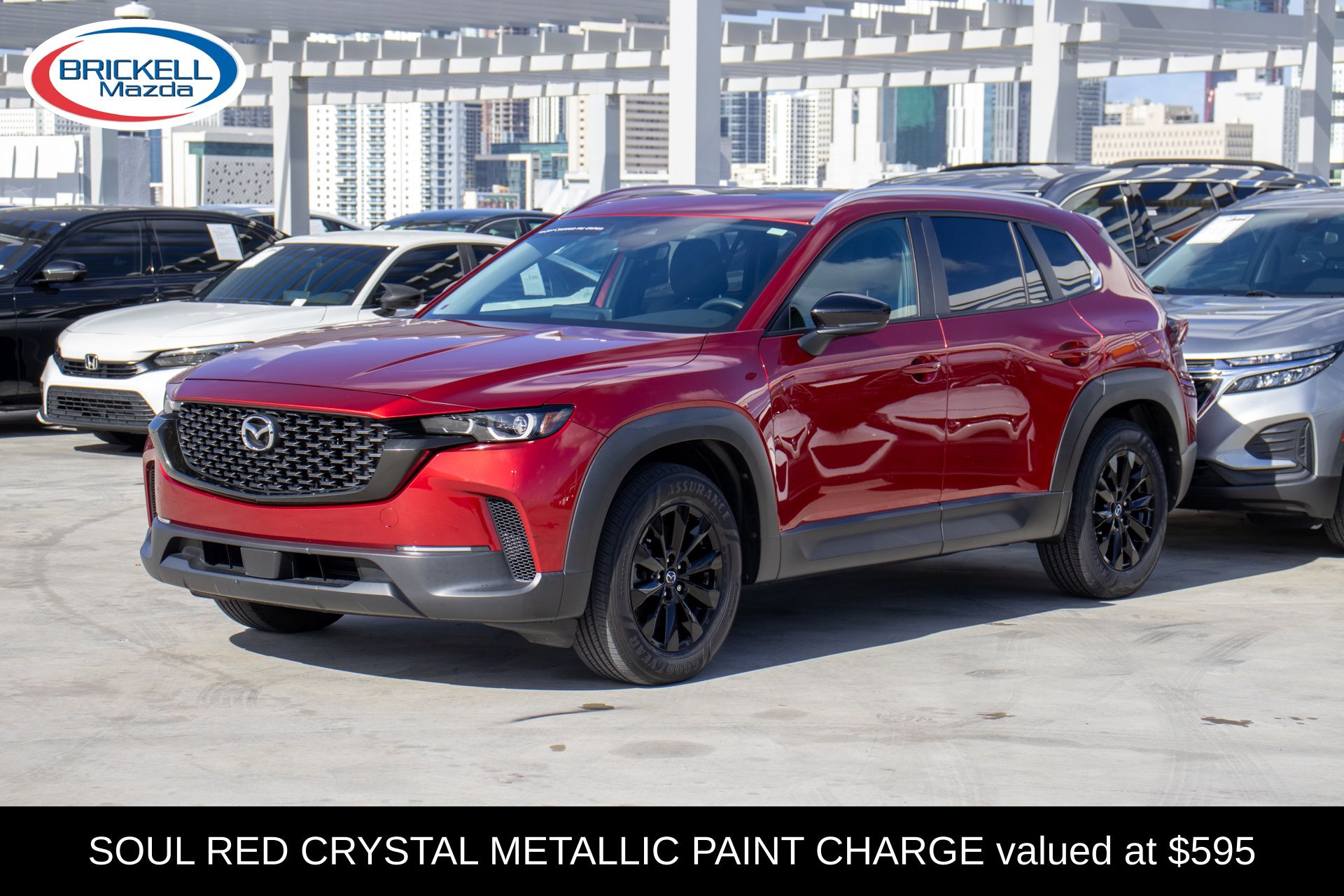Soul Red Crystal Metallic 2024 Mazda CX-50 2.5 S Premium AWD SUV / Crossover All-Wheel Drive 6-Speed Automatic