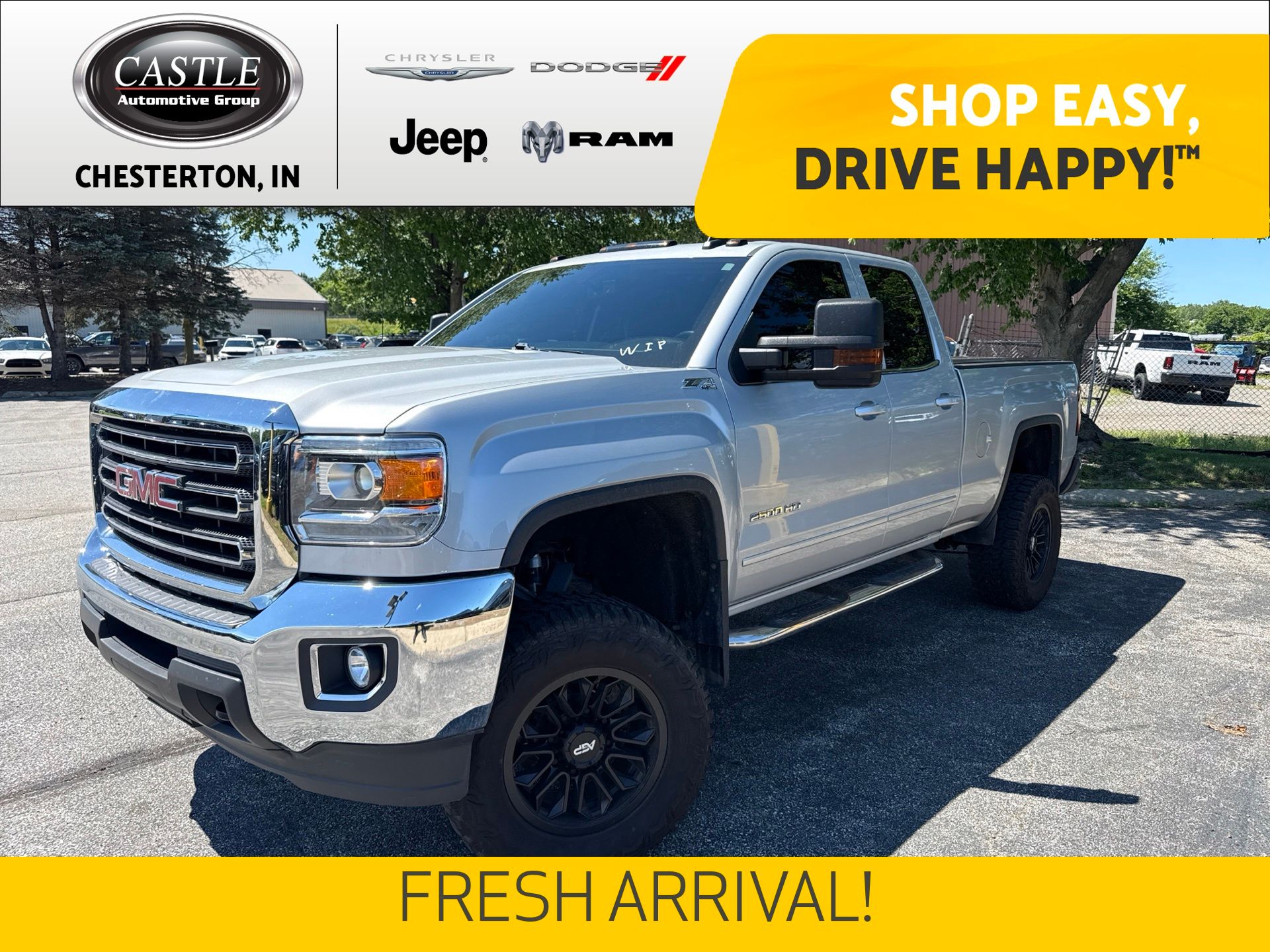 Quicksilver Metallic 2017 GMC Sierra 2500HD Pickup Truck Four-Wheel Drive 6-Speed Automatic Overdrive