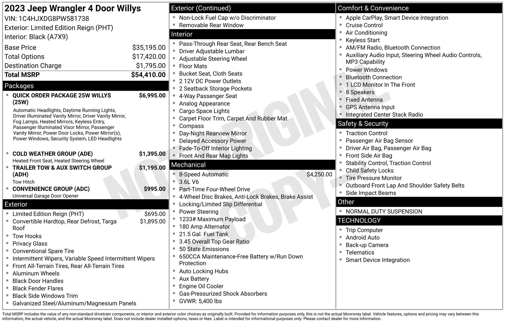 2023 JEEP WRANGLER - Image 3