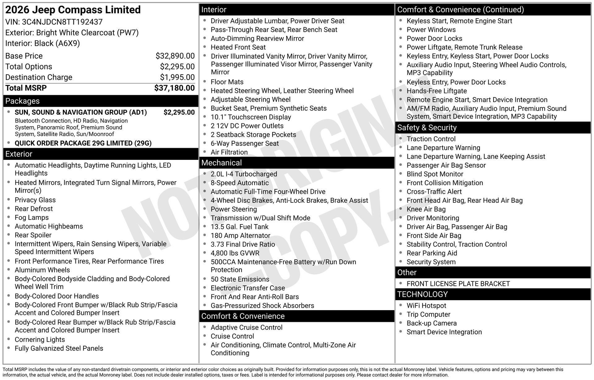2026 JEEP COMPASS - Image 3