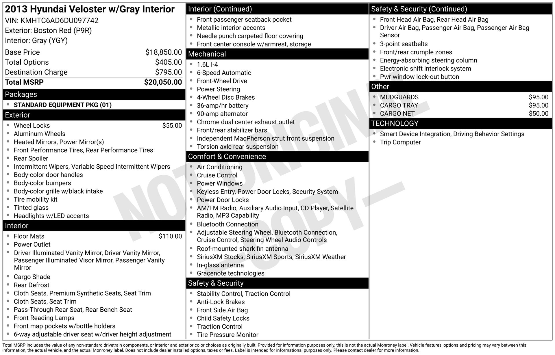 2013 Hyundai Veloster Base's photo