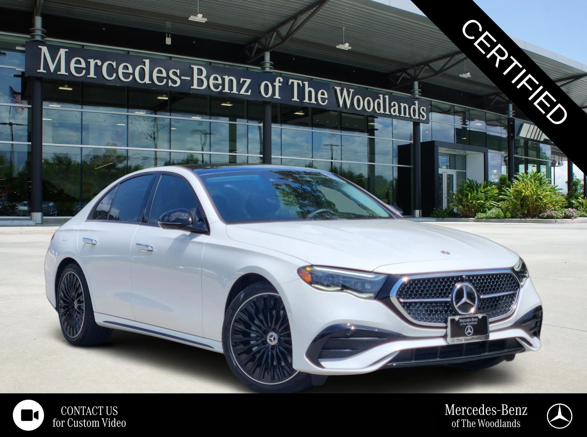 MANUFAKTUR Moonlight White Metallic 2024 Mercedes-Benz E-Class Sedan All-Wheel Drive 9-Speed Automatic
