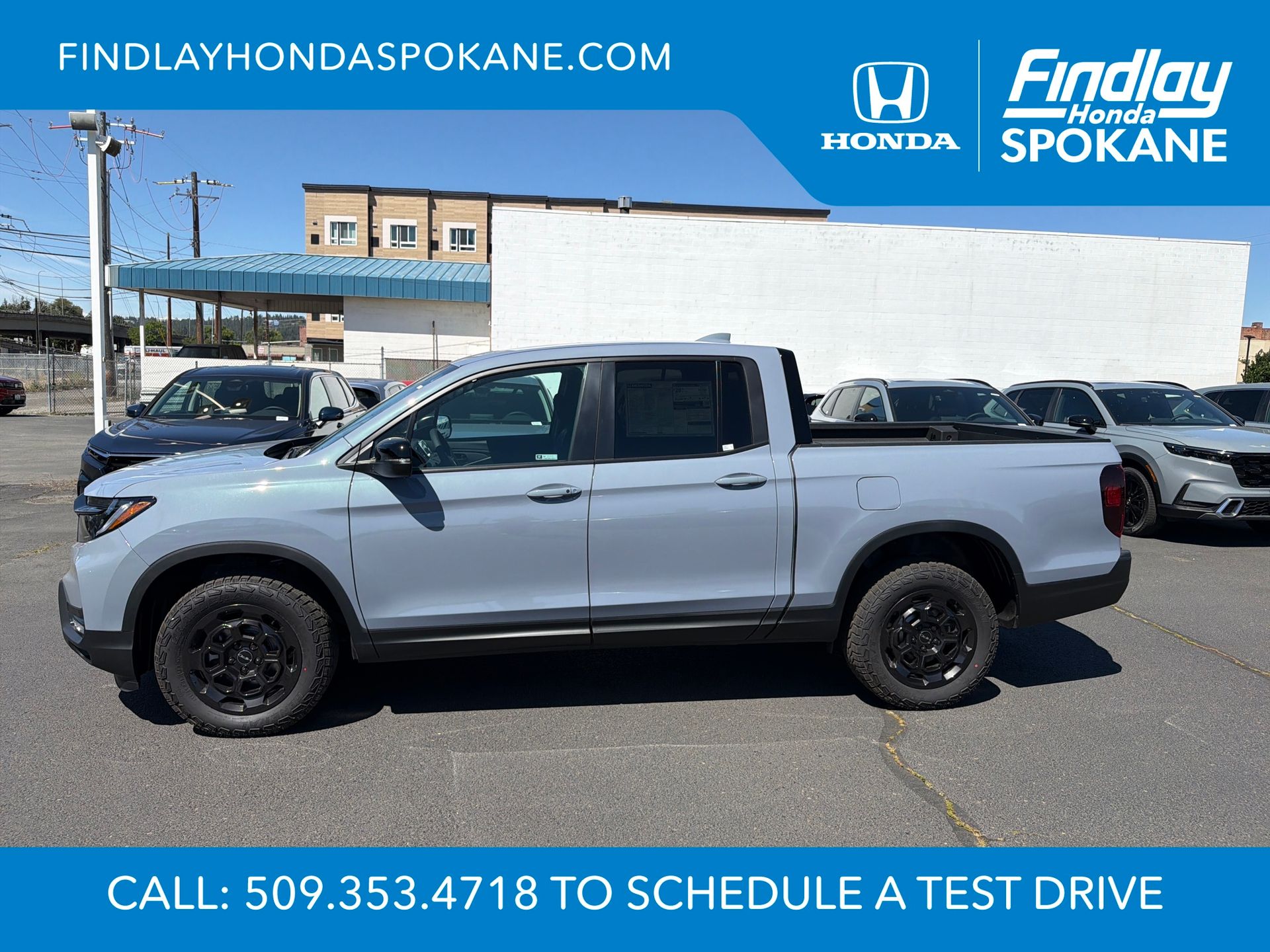Sonic Gray Pearl 2026 Honda Ridgeline TrailSport S AWD Pickup Truck All-Wheel Drive 9-Speed Automatic