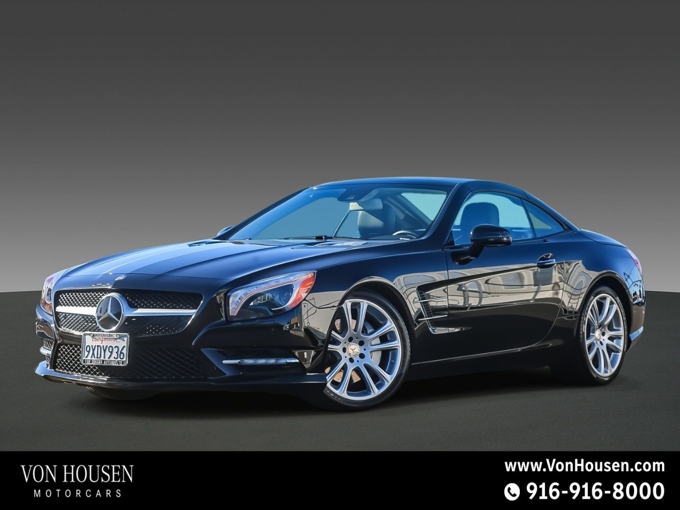 Black 2013 Mercedes-Benz SL-Class SL 550 Convertible Rear-Wheel Drive 7-Speed Automatic