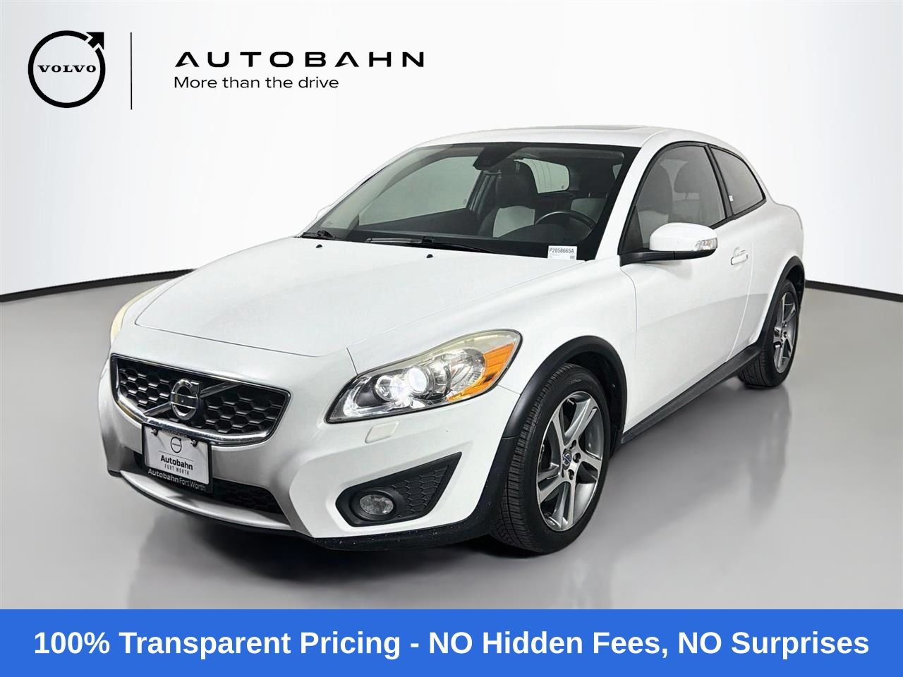 Ice White 2013 Volvo C30 Hatchback Front-Wheel Drive 6-Speed Manual