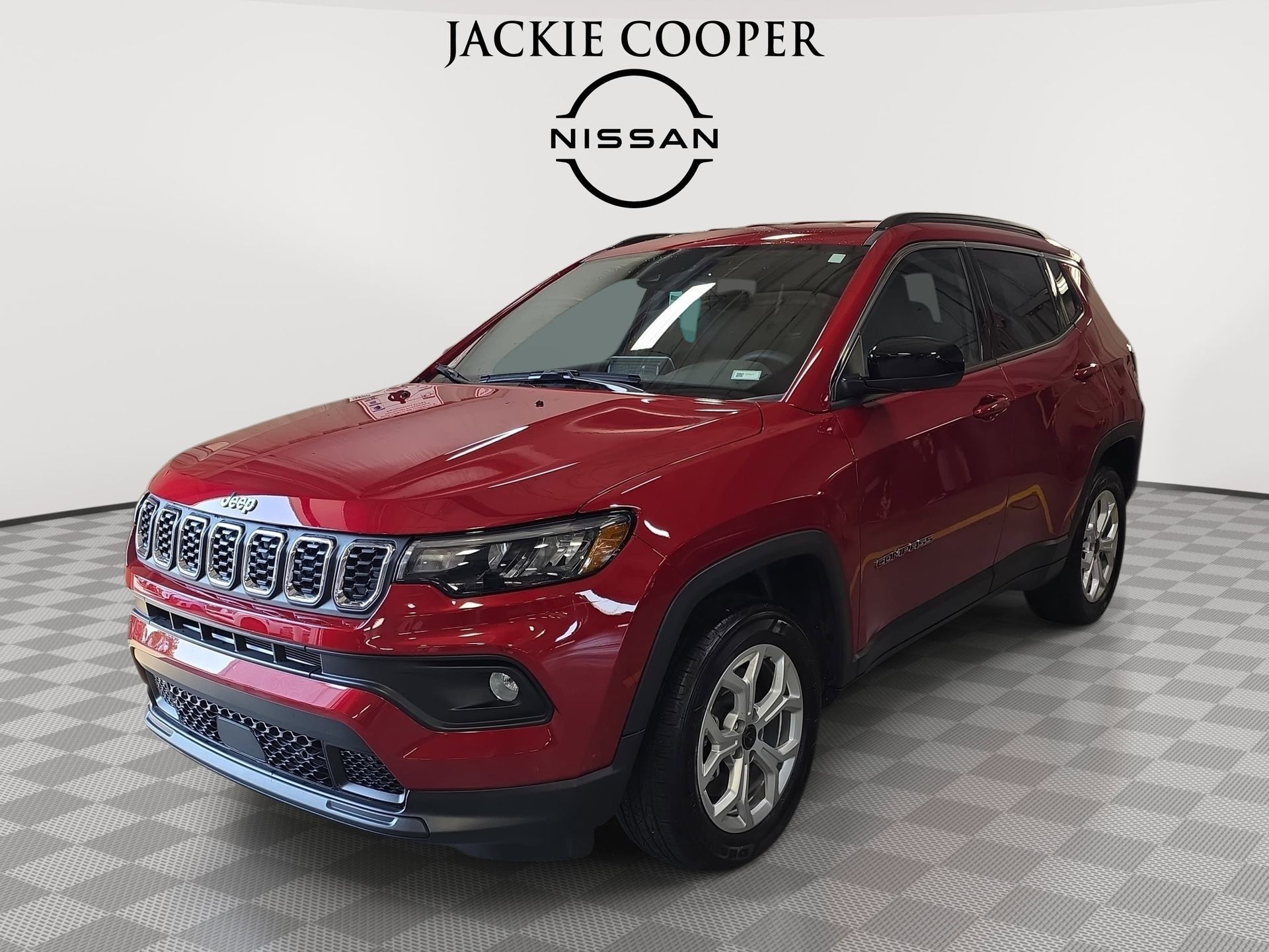 Red Hot Pearlcoat 2025 Jeep Compass Latitude 4WD SUV / Crossover Four-Wheel Drive 8-Speed Automatic