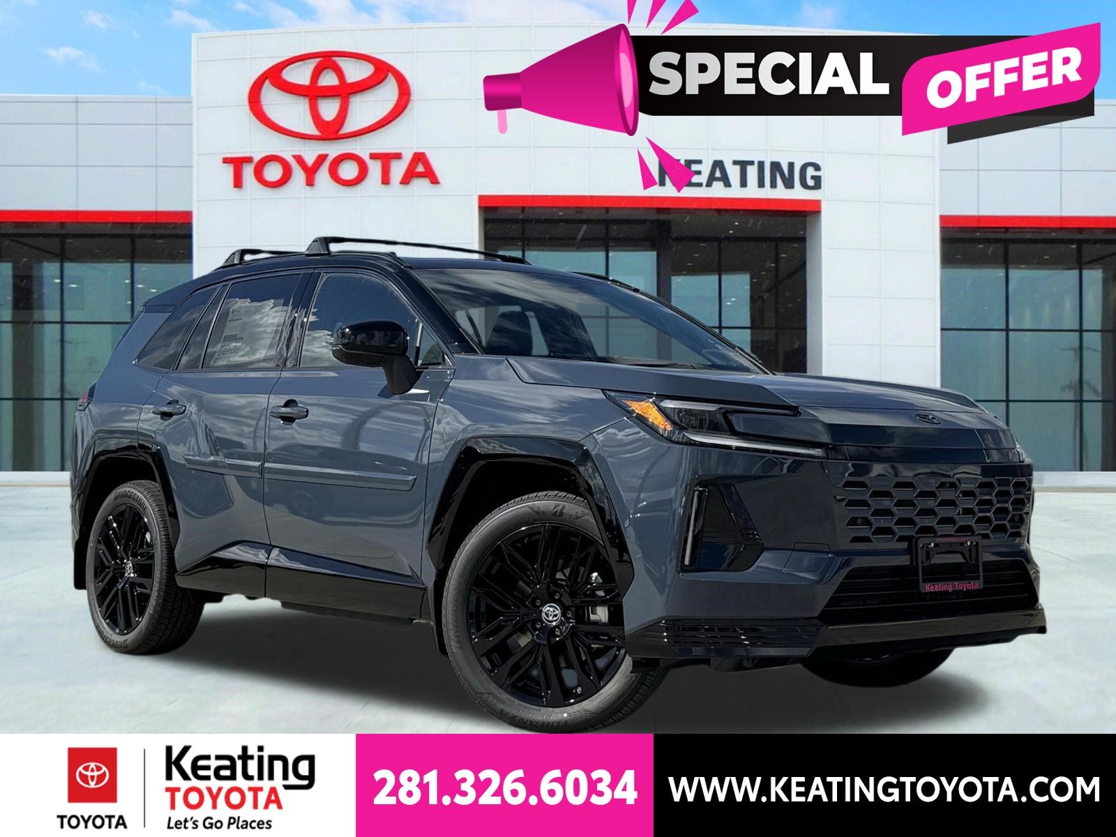 White (Cloud) 2026 Toyota RAV4 Plug-in Hybrid SUV / Crossover Continuously Variable Transmission