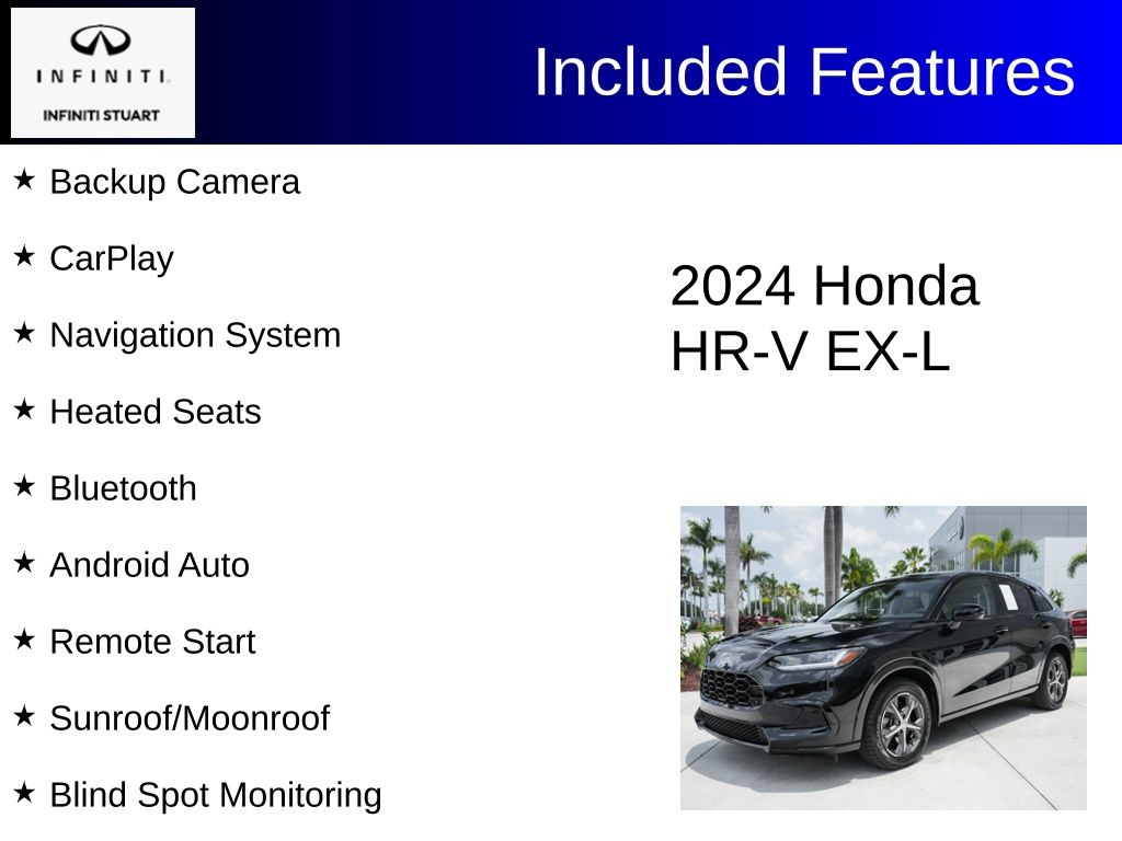 used 2024 Honda HR-V car, priced at $25,980