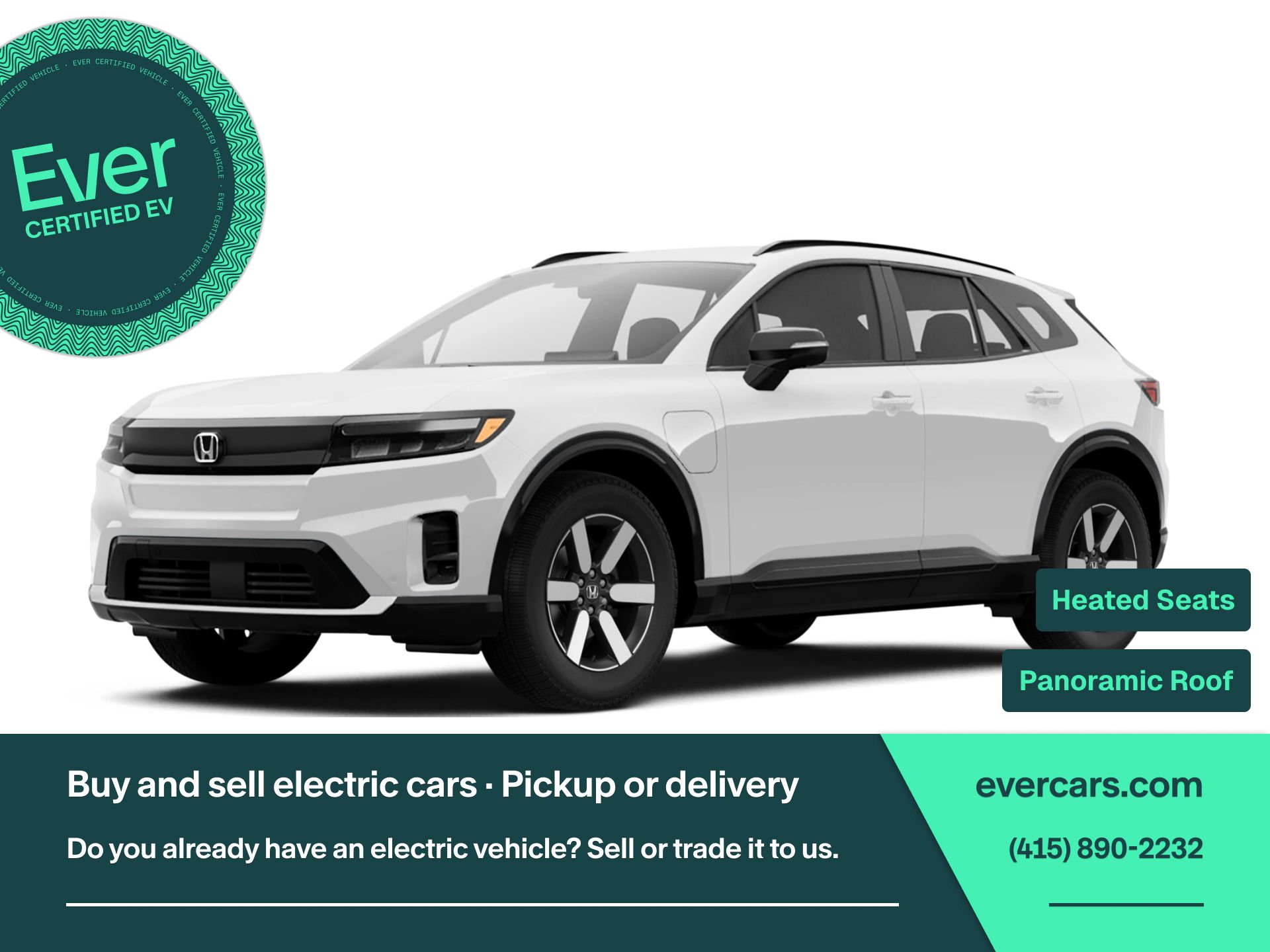 White 2024 Honda Prologue SUV / Crossover Front-Wheel Drive 1-Speed Automatic
