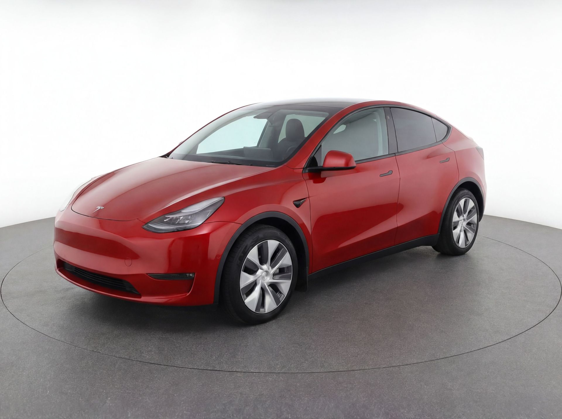 Red Multi-Coat 2023 Tesla Model Y Long Range AWD SUV / Crossover All-Wheel Drive 1-Speed Automatic
