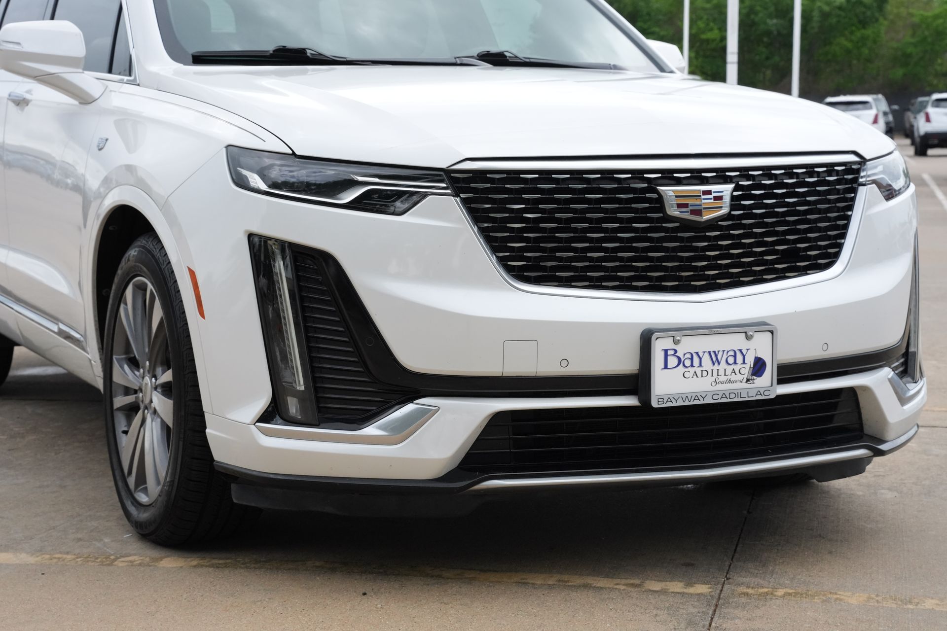 2020 Cadillac XT6 Premium Luxury White at DeMontrond Gulf Freeway