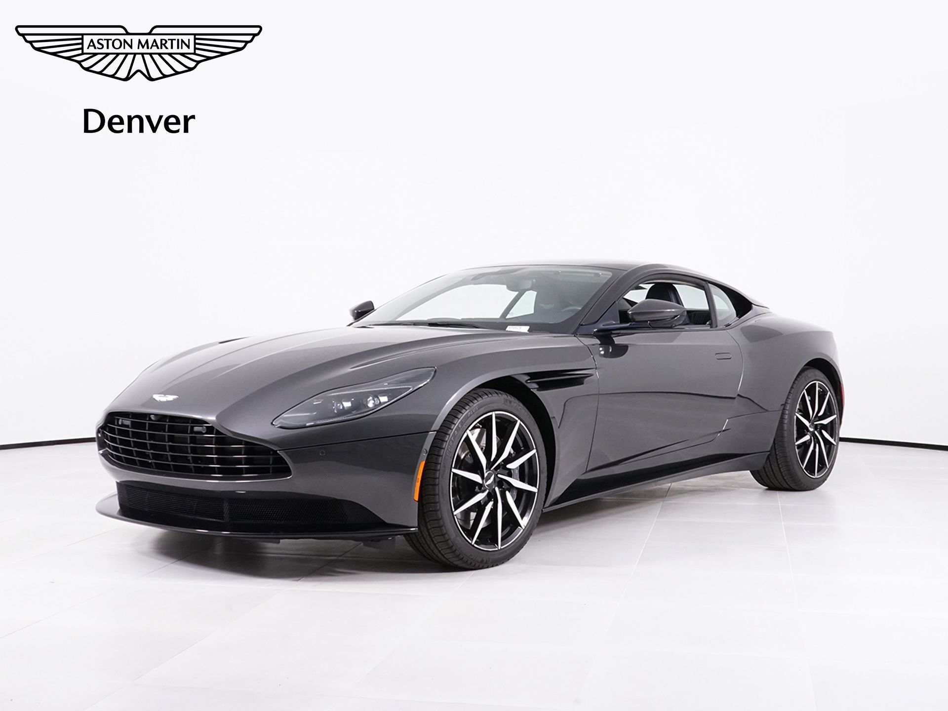Quantum Silver 2019 Aston Martin DB11 V8 Coupe RWD Coupe Rear-Wheel Drive 8-Speed Automatic