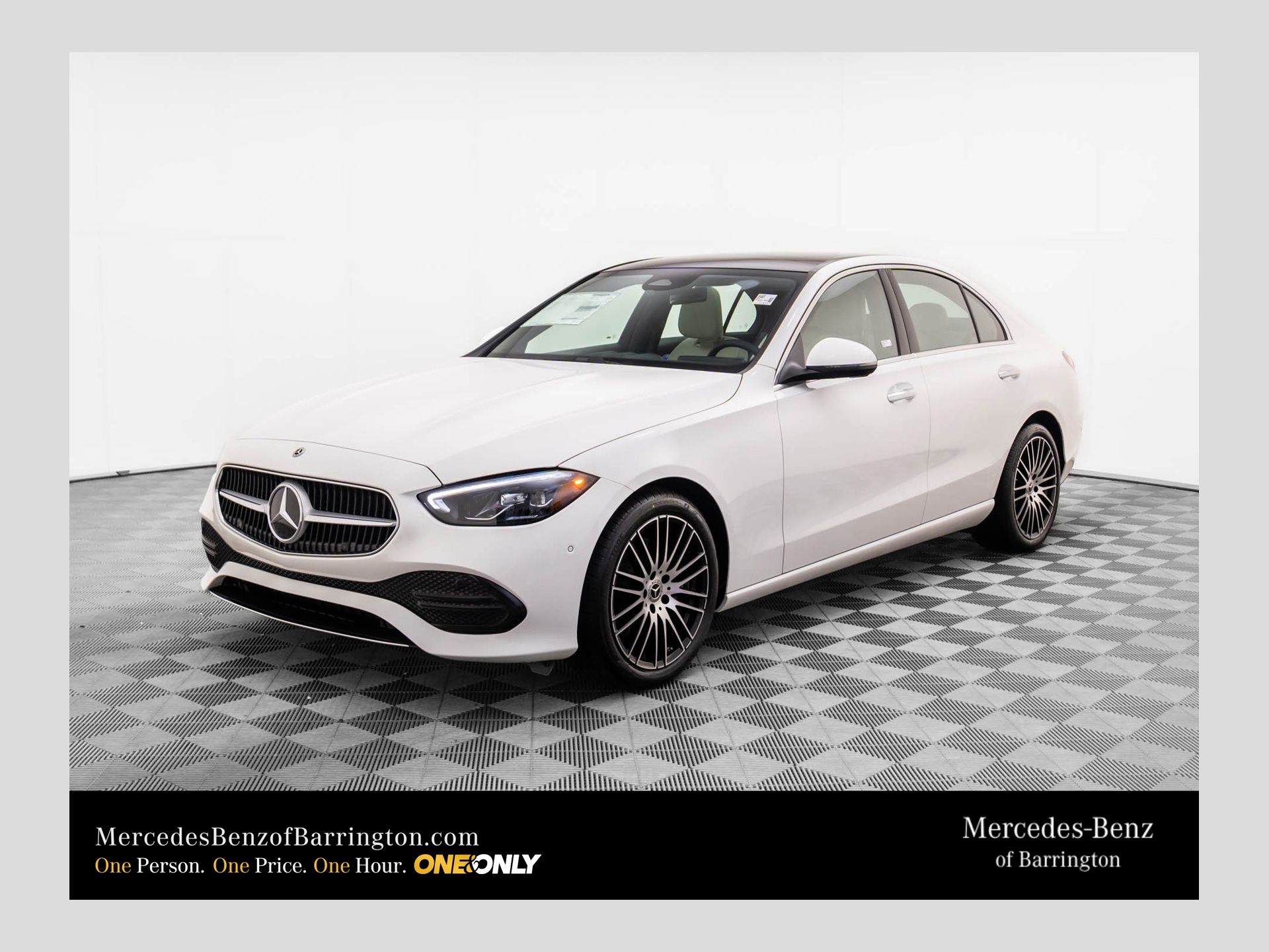 Polar White 2026 Mercedes-Benz C-Class Sedan All-Wheel Drive 9-Speed Automatic
