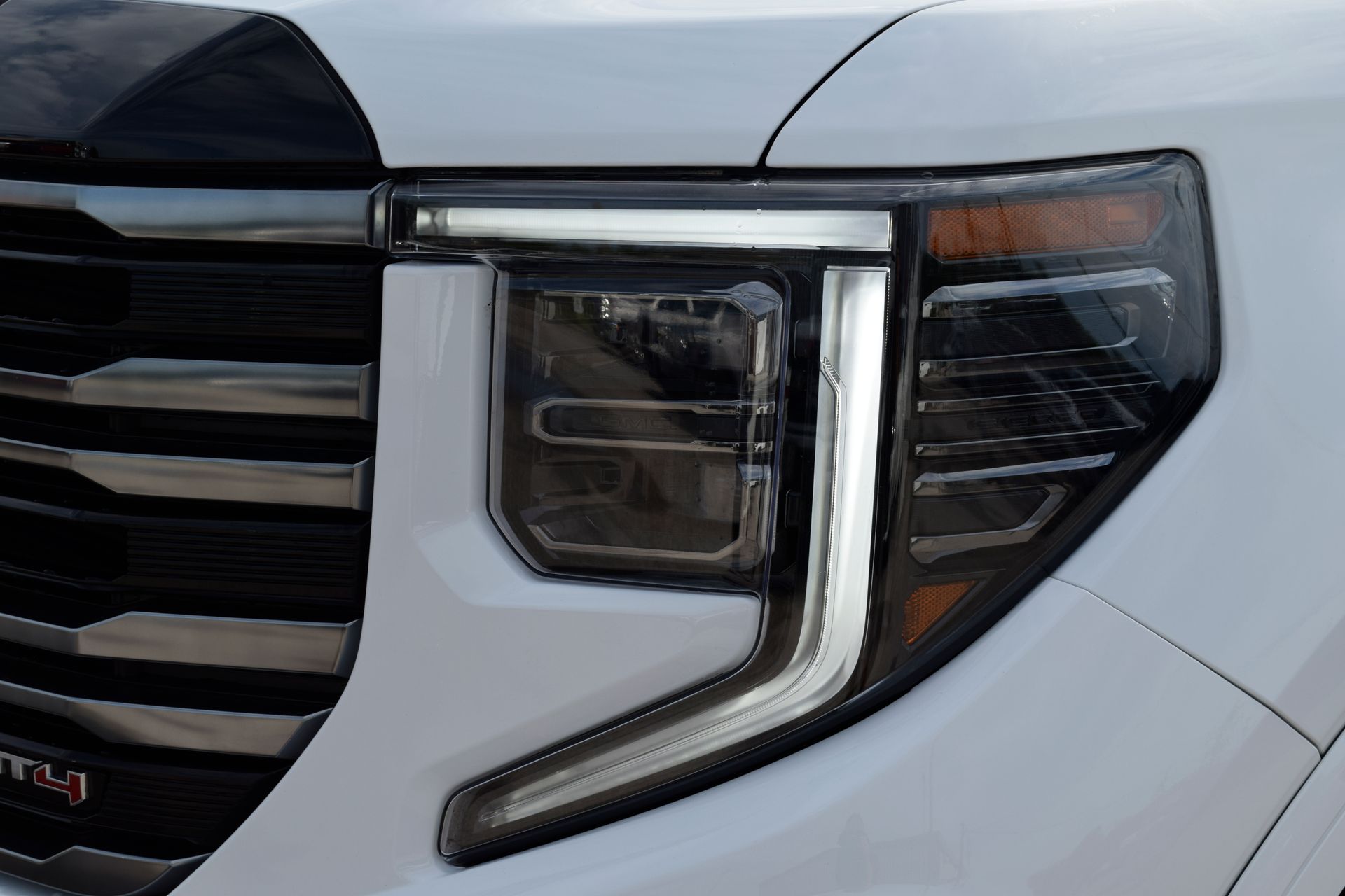 2025 GMC Sierra 1500 AT4 White at Bayway Cadillac of The Woodlands