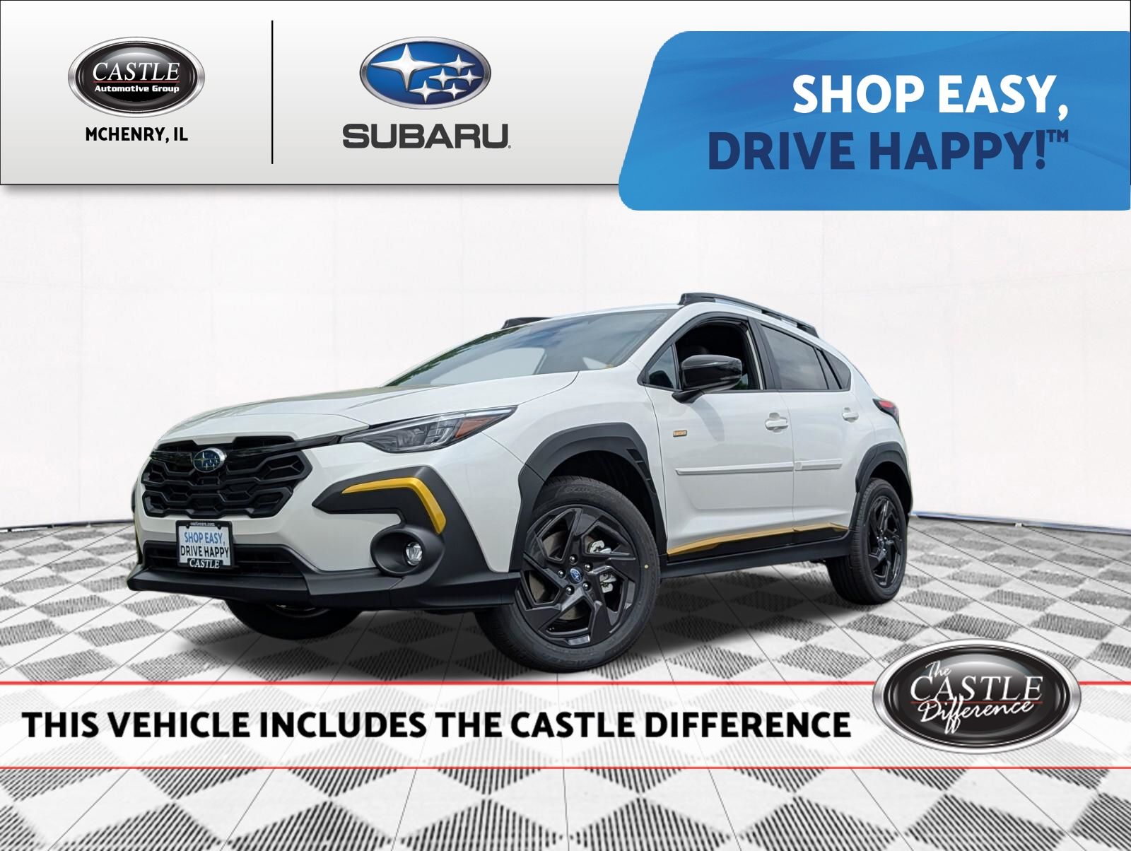 Crystal White Pearl 2026 Subaru Crosstrek SUV / Crossover All-Wheel Drive Continuously Variable Transmission