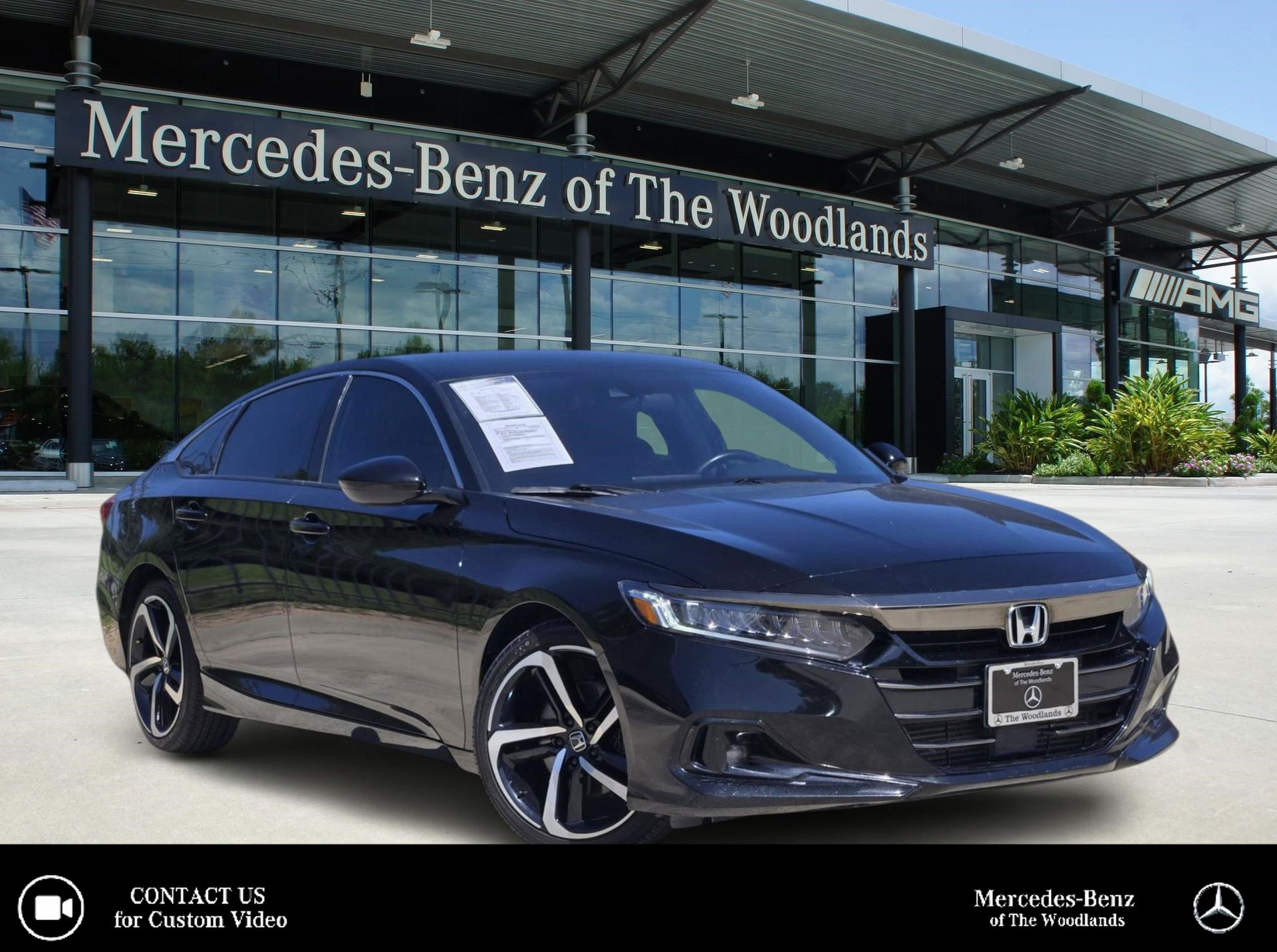 Crystal Black Pearl 2022 Honda Accord Sedan Front-Wheel Drive Continuously Variable Transmission