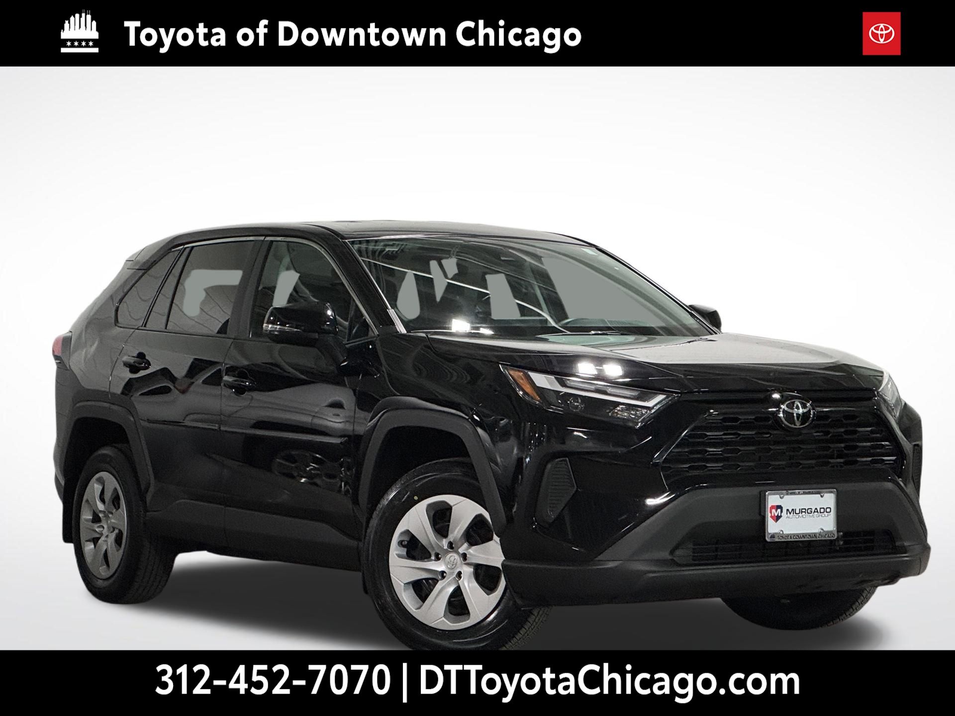 Midnight Black Metallic 2024 Toyota RAV4 SUV / Crossover All-Wheel Drive 8-Speed Automatic