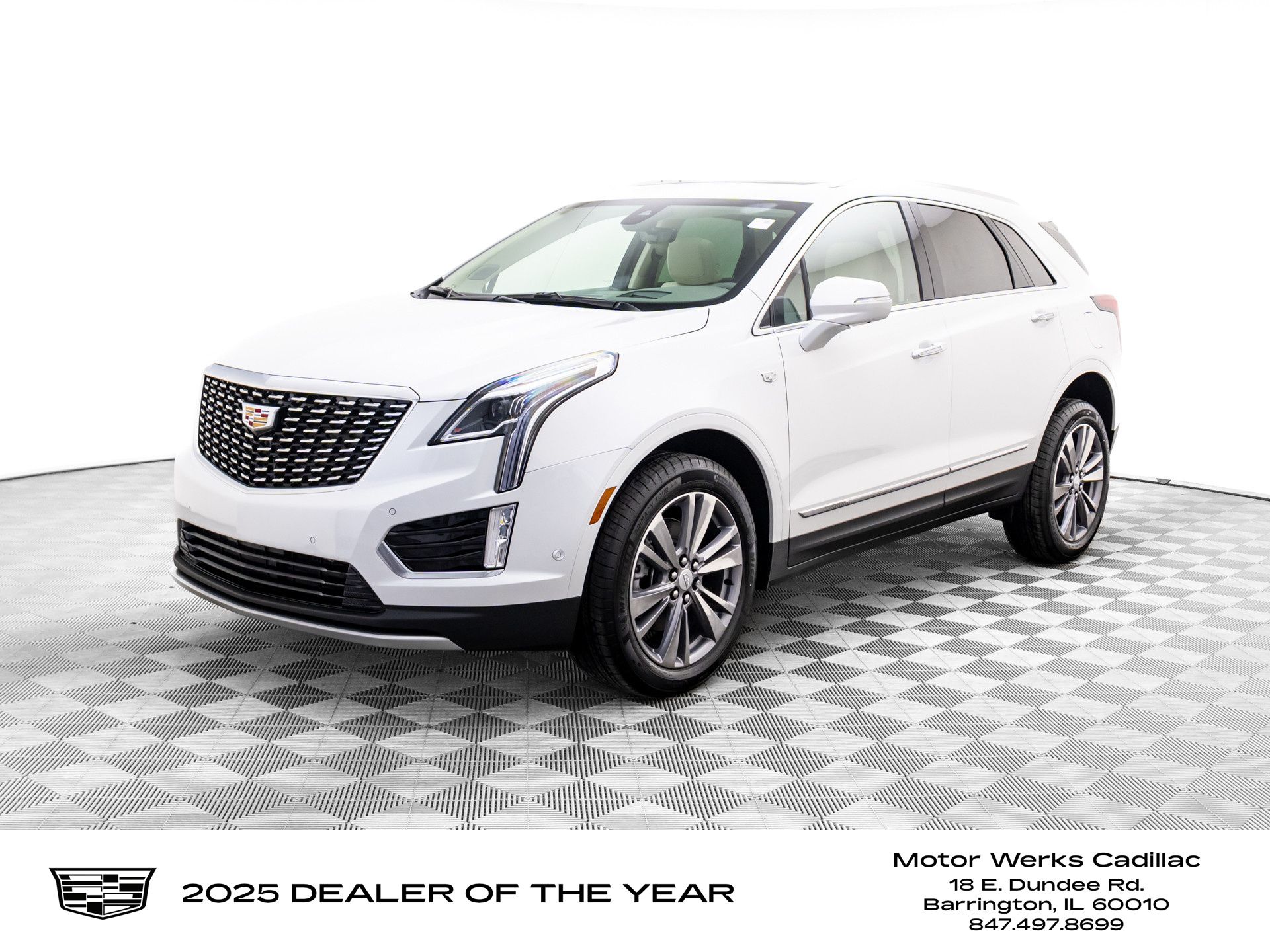 Crystal White Tricoat 2026 Cadillac XT5 Premium Luxury AWD SUV / Crossover Four-Wheel Drive 9-Speed Automatic