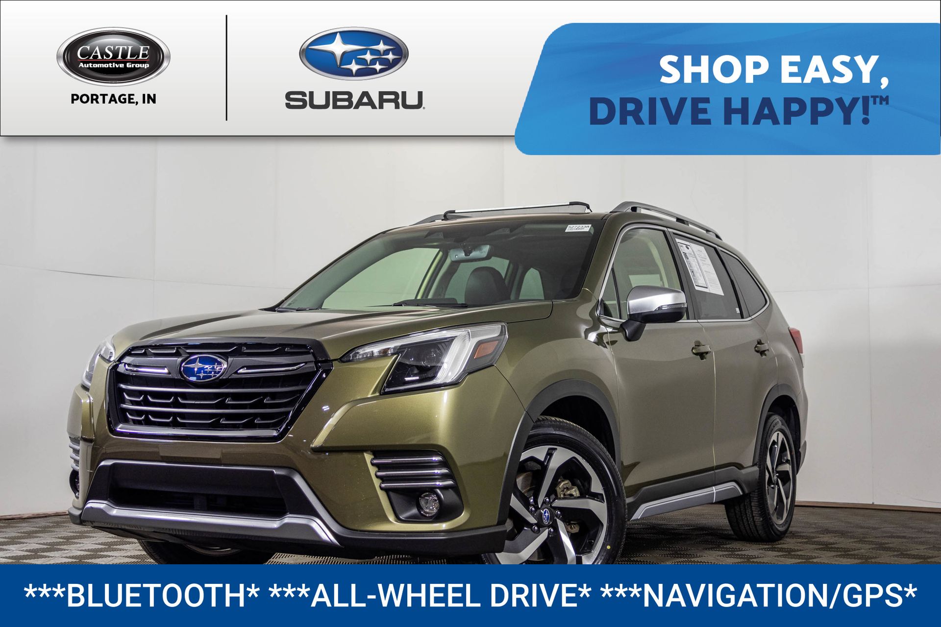 Autumn Green Metallic 2023 Subaru Forester SUV / Crossover All-Wheel Drive Continuously Variable Transmission