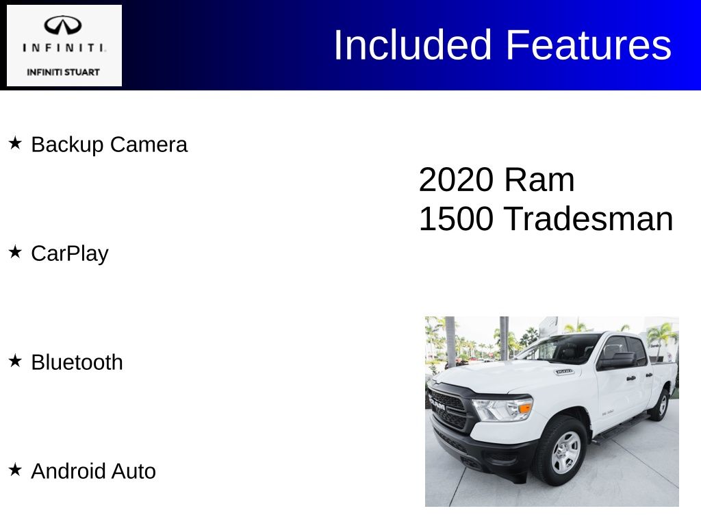 used 2020 Ram 1500 car, priced at $24,800