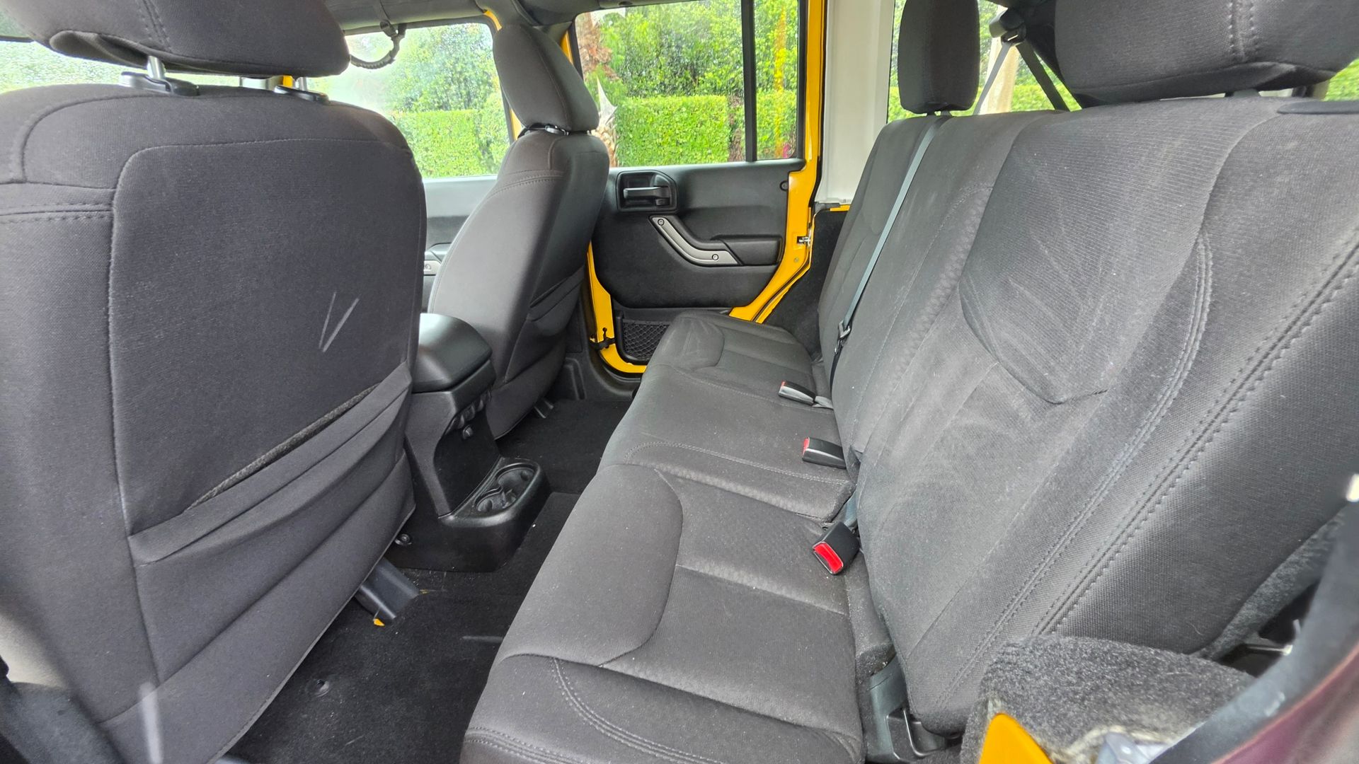 Used 2015 Baja Yellow Clearcoat Jeep Unlimited Sport image 23