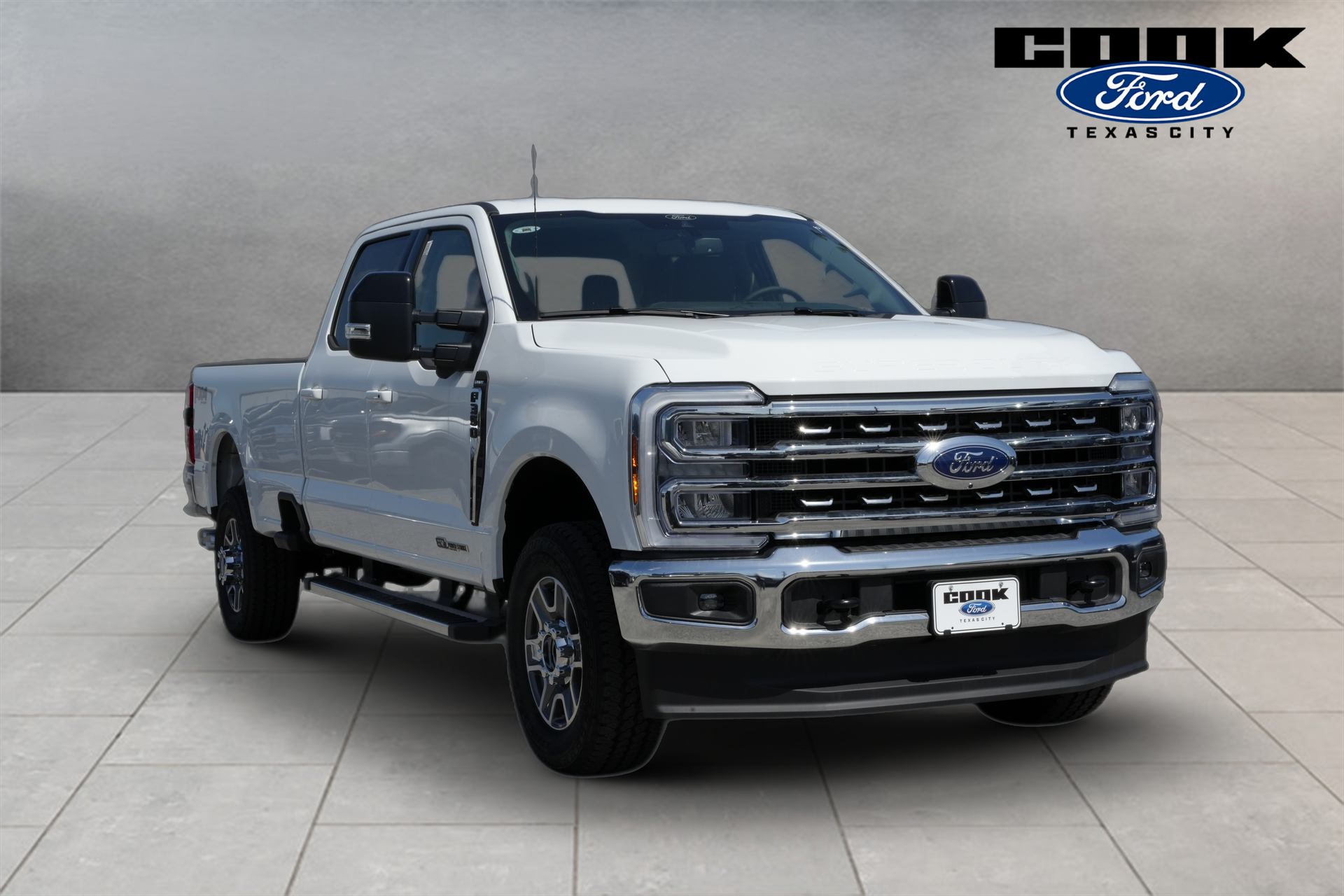 2026 Ford F-350SD Lariat White at Cook Ford
