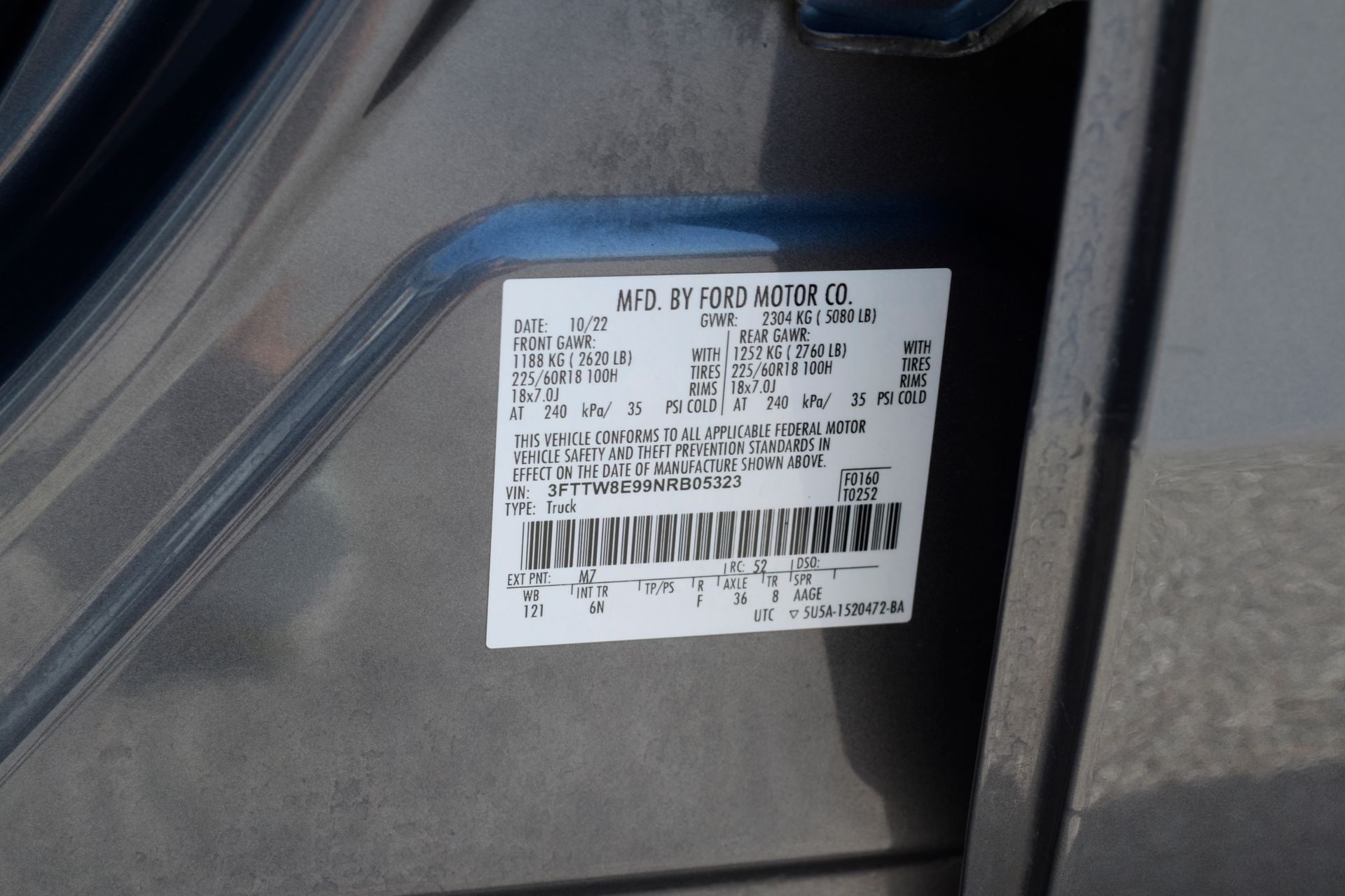 2022 Ford Maverick Lariat Gray at Legacy Ford