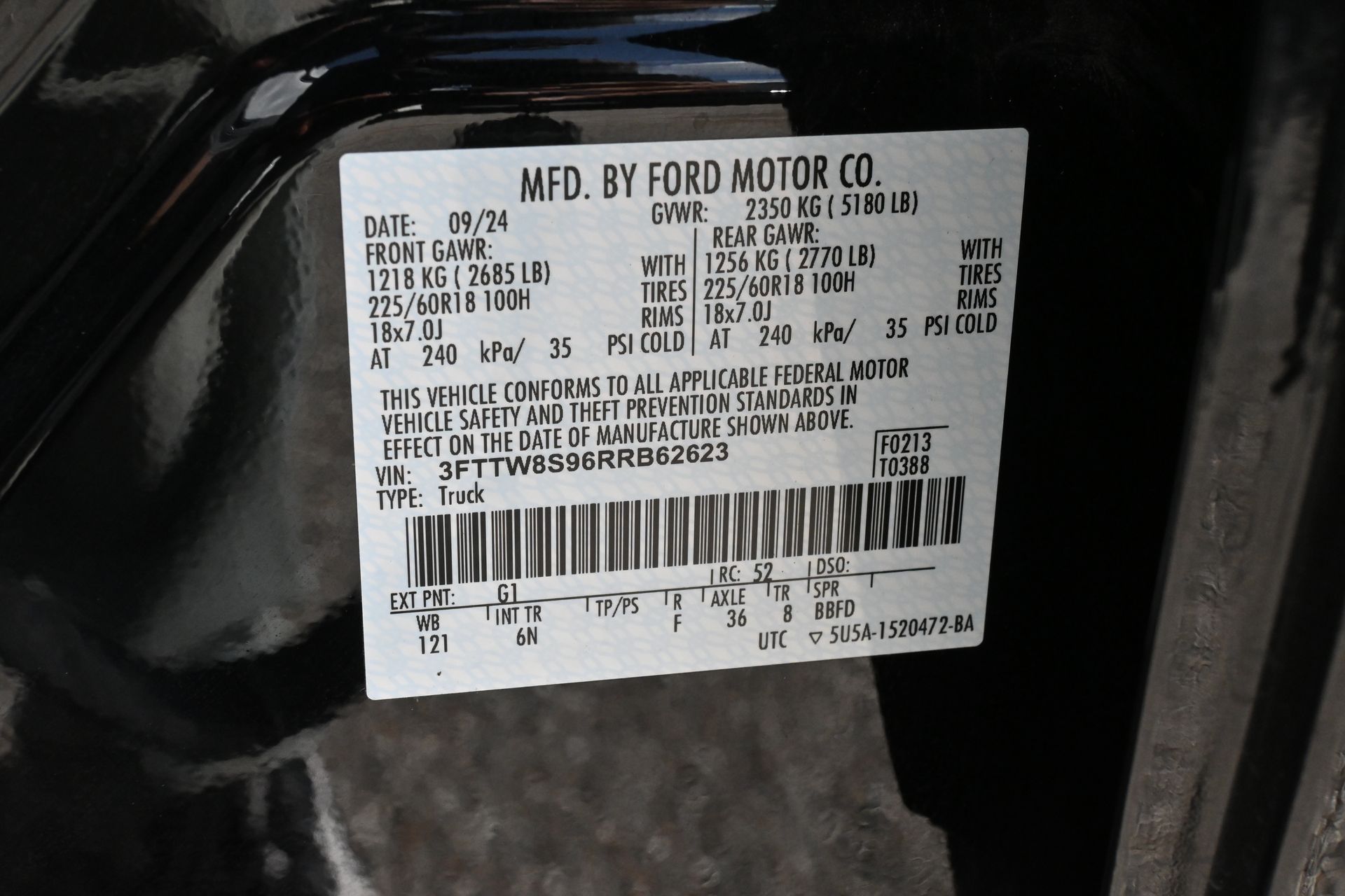 2024 Ford Maverick Lariat Black at DeMontrond Mazda