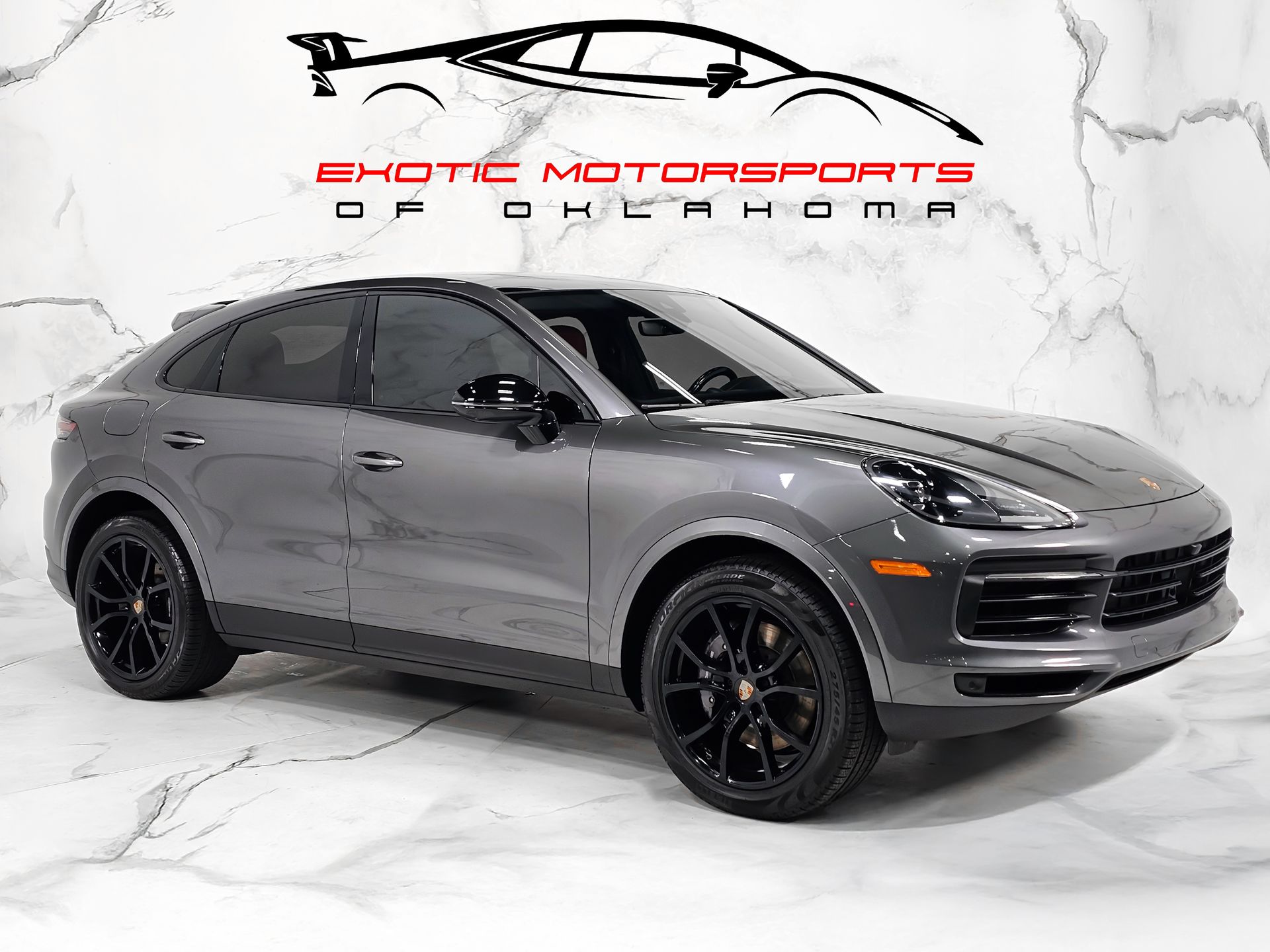 Gray 2022 Porsche Cayenne Coupe 8-Speed Automatic