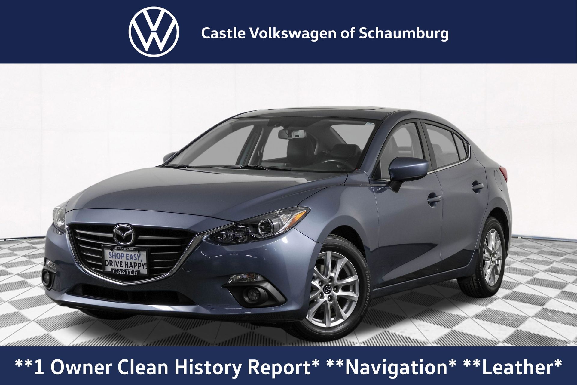 Blue Reflex Mica 2016 Mazda MAZDA3 Sedan Front-Wheel Drive 6-Speed Automatic