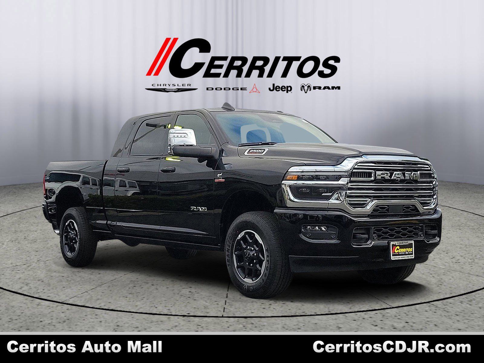 Diamond Black Crystal Pearlcoat 2026 RAM 2500 Pickup Truck Four-Wheel Drive 8-Speed Automatic