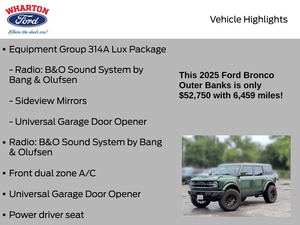 2025 Ford Bronco Outer Banks - 10