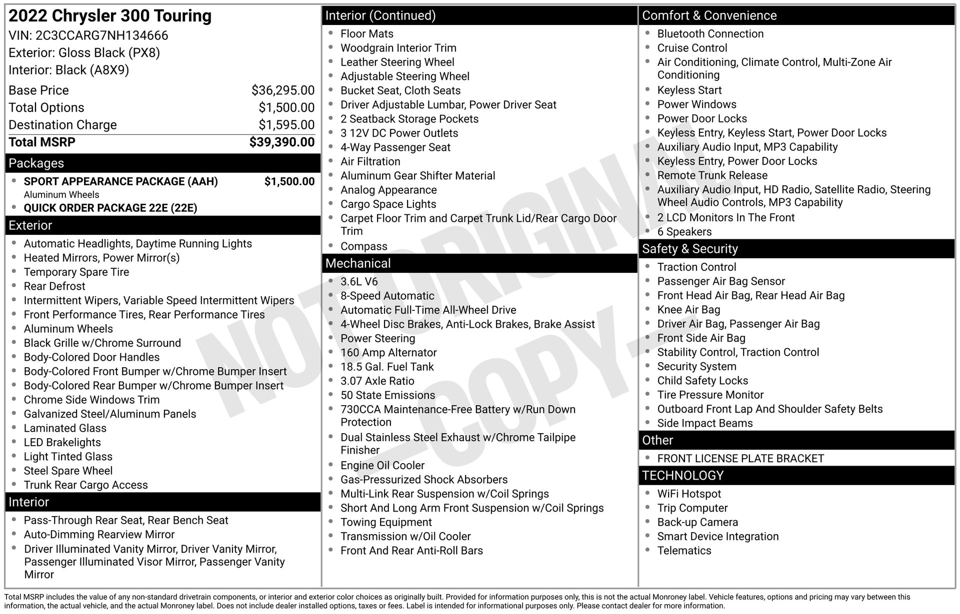 2022 CHRYSLER 300 - Image 3