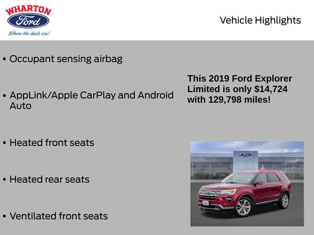 2019 Ford Explorer Limited - 10