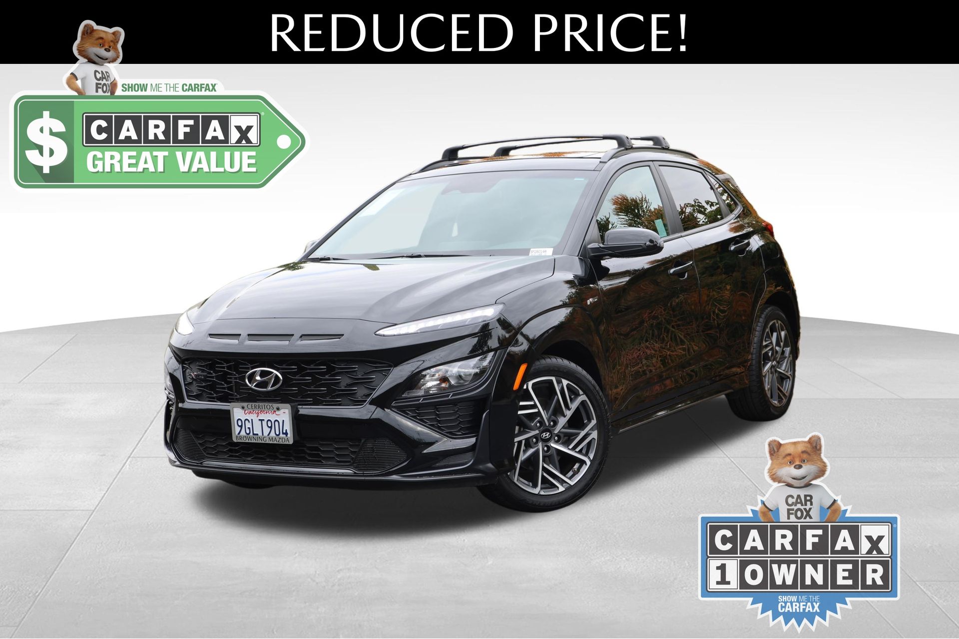 Abyss Black Pearl 2023 Hyundai Kona N Line AWD SUV / Crossover All-Wheel Drive Automatic