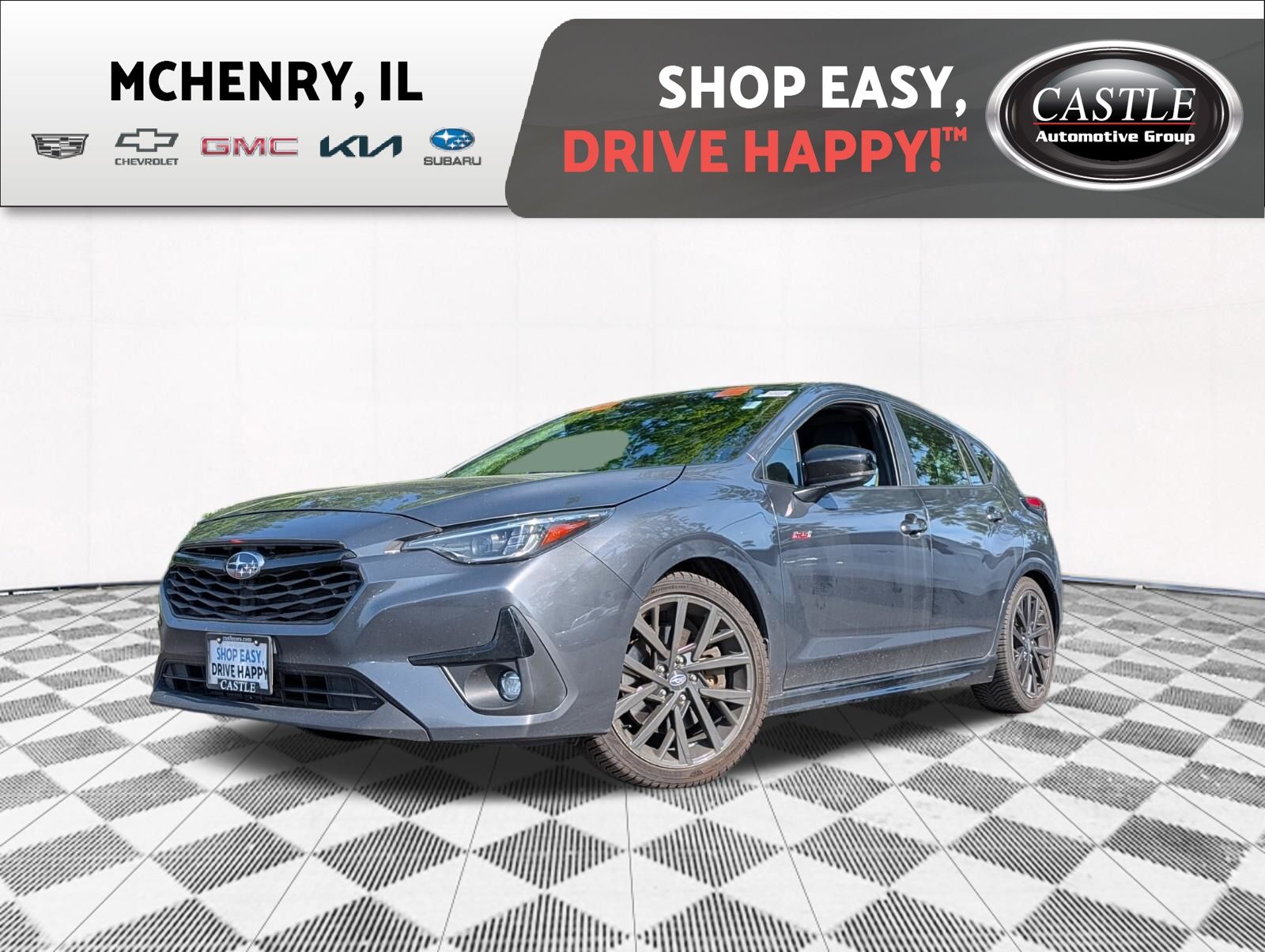 Magnetite Gray Metallic 2024 Subaru Impreza RS AWD Wagon All-Wheel Drive Continuously Variable Transmission