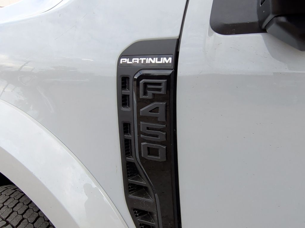 2026 Ford F-450SD Platinum White at Wharton Ford