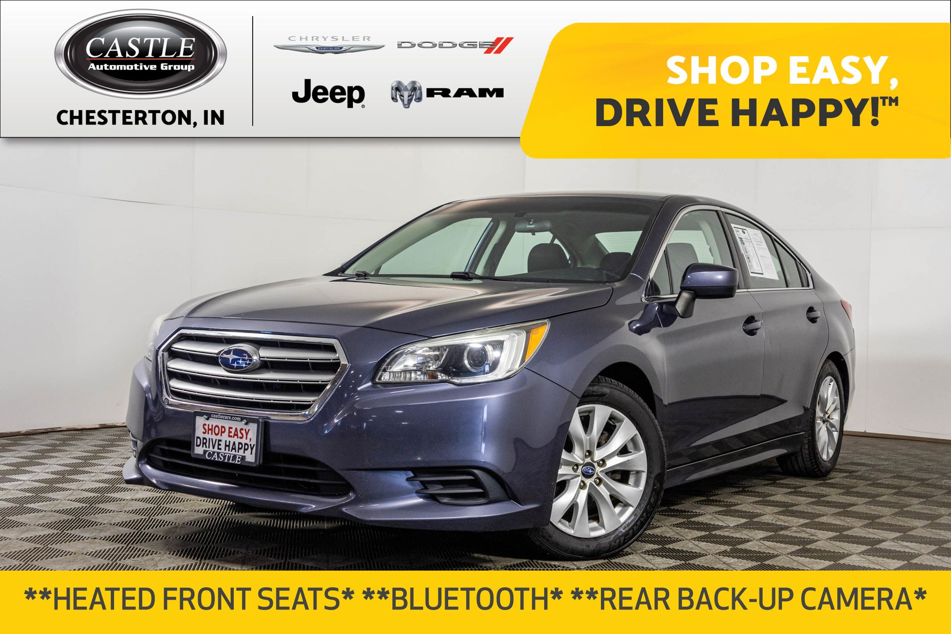 Carbide Gray Metallic 2016 Subaru Legacy Sedan All-Wheel Drive Continuously Variable Transmission