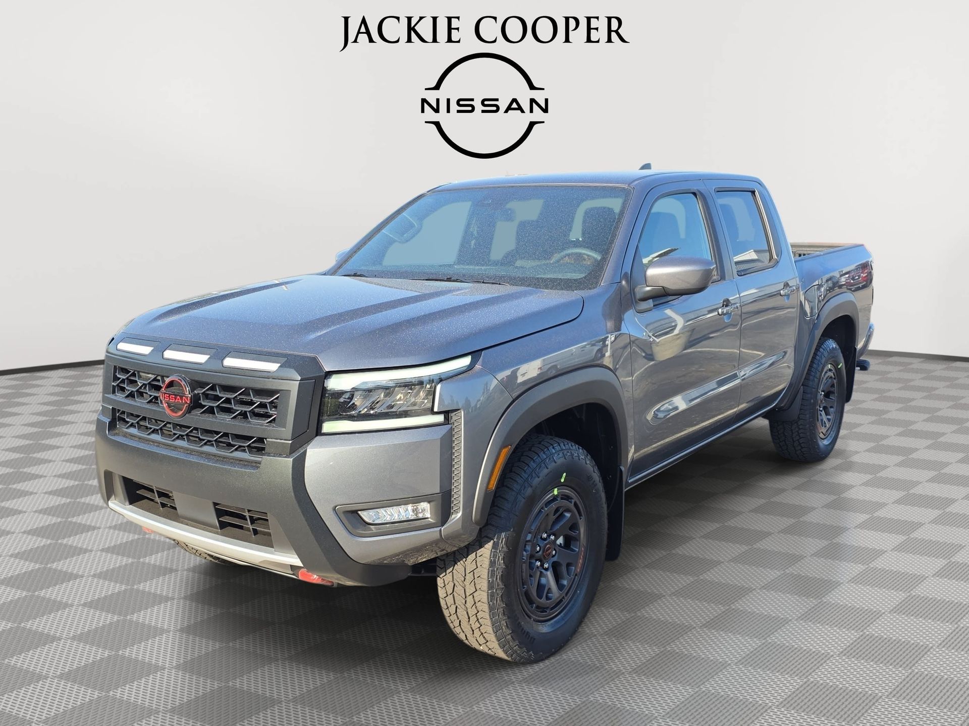 Gray (Gun Metallic) 2026 Nissan Frontier Pickup Truck Four-Wheel Drive 9-Speed Automatic Overdrive