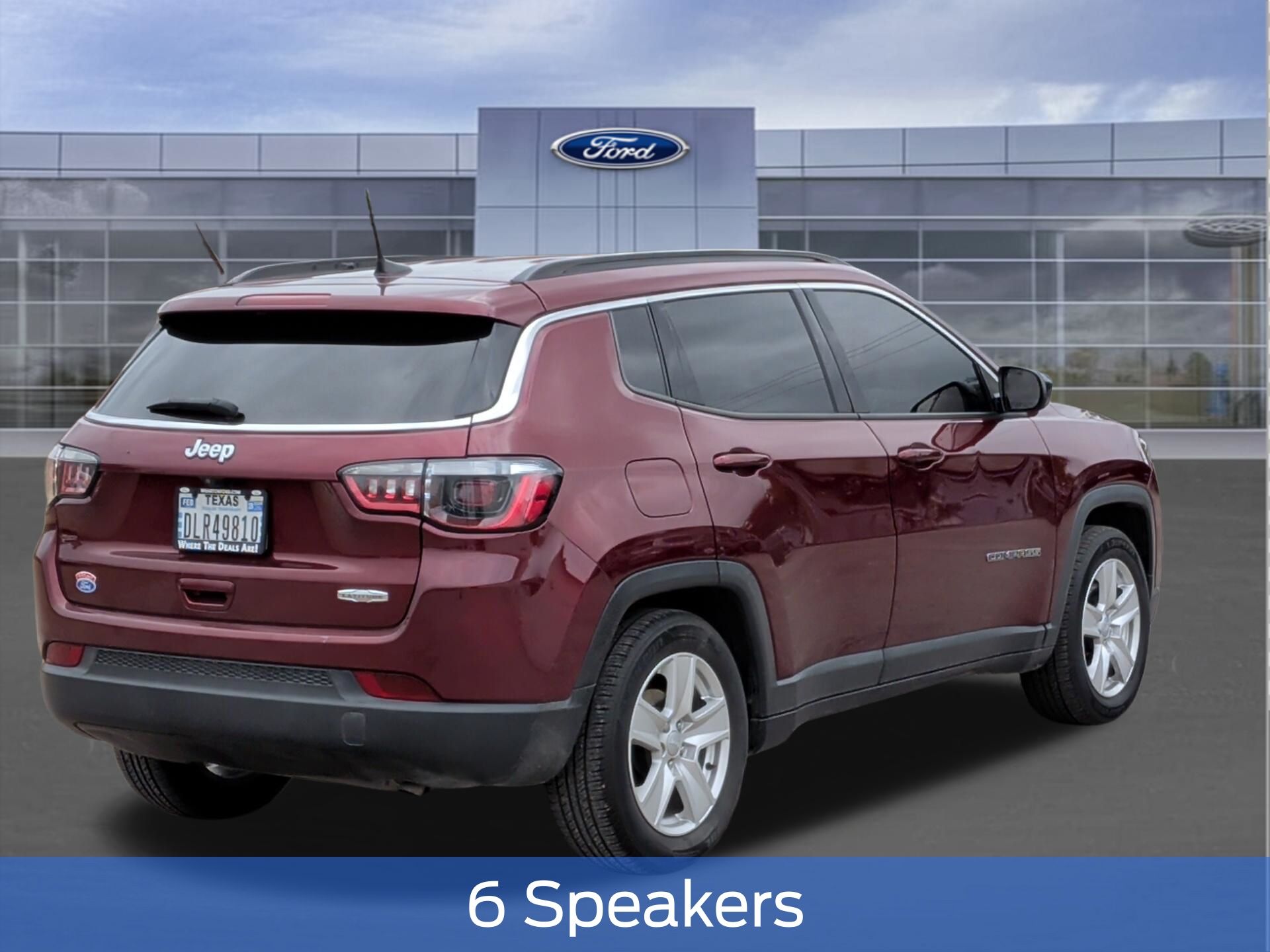 2022 Jeep Compass Latitude Red at AutoSavvy Houston Northwest