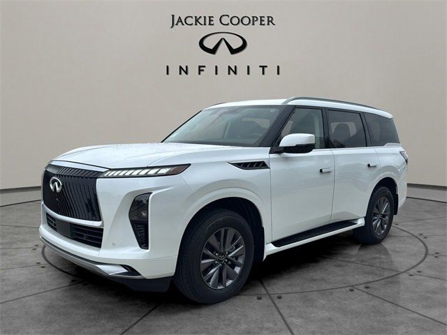 Radiant White 2026 INFINITI QX80 Pure 4WD SUV / Crossover All-Wheel Drive 9-Speed Automatic