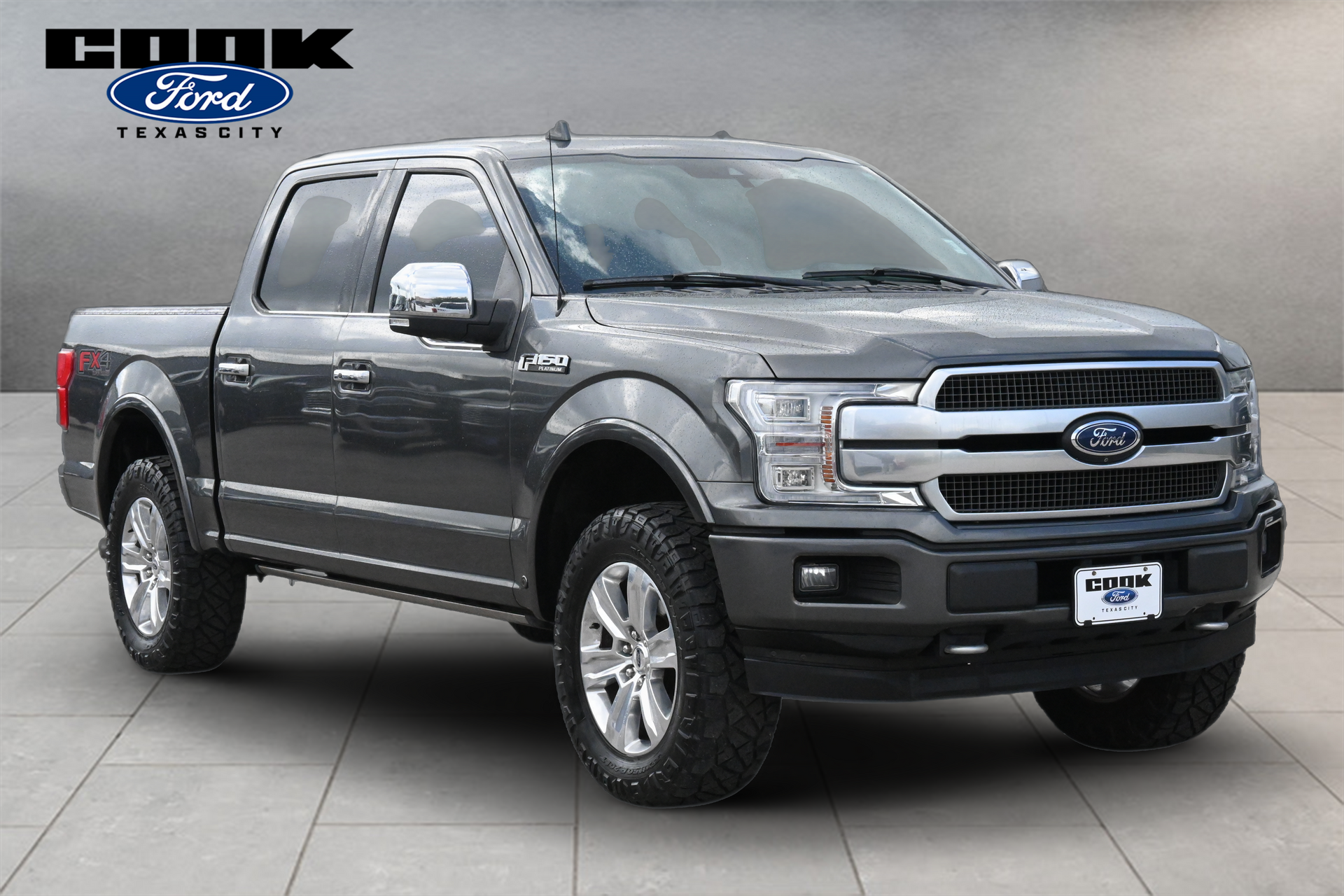 2018 Ford F-150 Platinum Gray at Classic Elite Chevrolet Sugar Land
